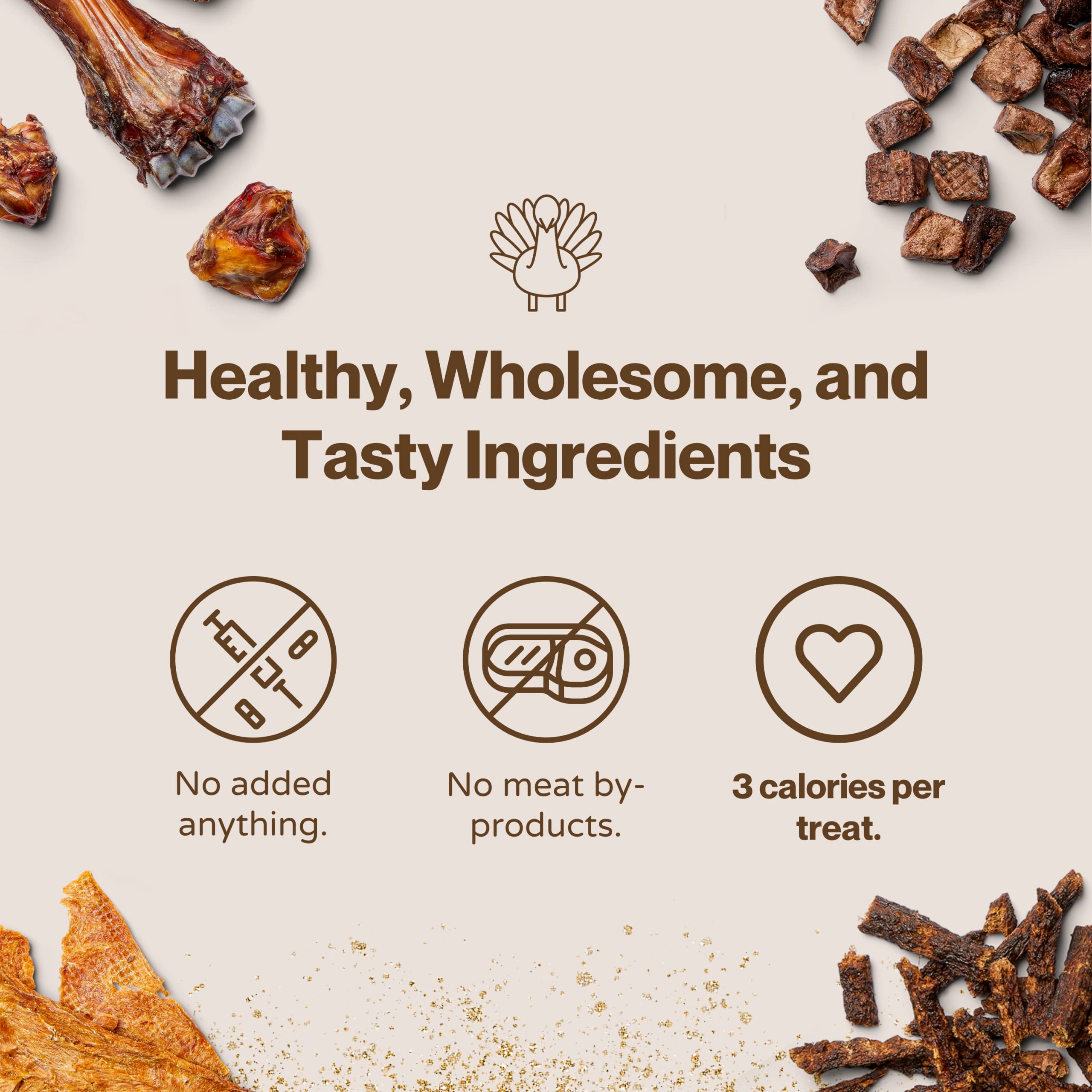 Boulder Dog Food Company All Natural Bits Dog Treats, 8 Ounces (Turkey Bits)