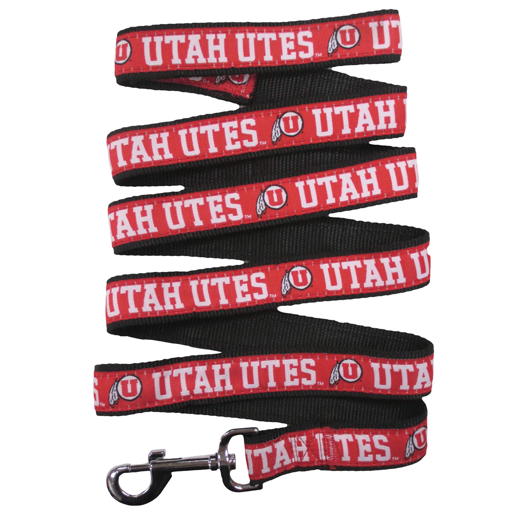 Ncaa Pet Leash, Medium, Utah Utes, Shiny & Colorful Leash For Dogs & Cats Licensed By The Ncaa