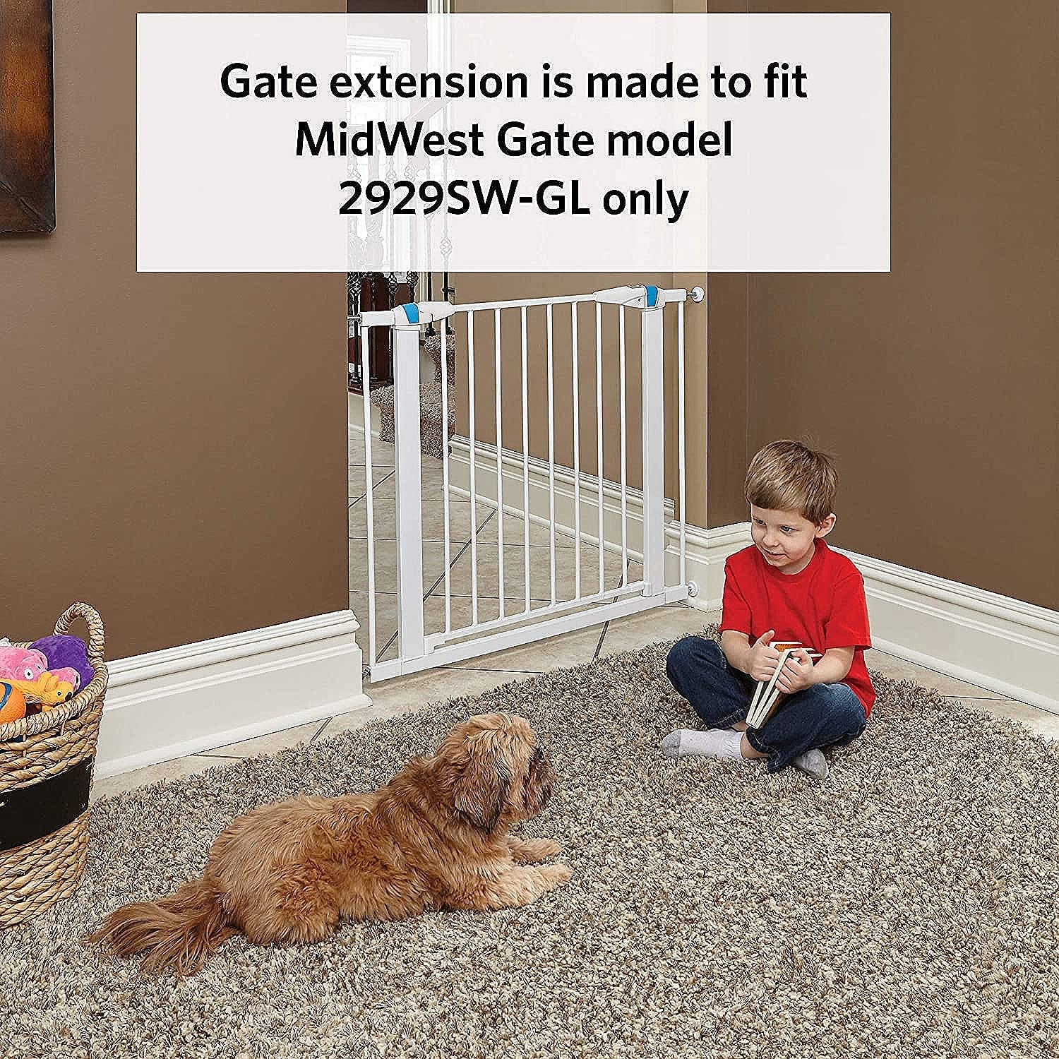 Midwest Homes For Pets 11' Wide Extension For 29' High Night 'Safety Glow' Frame, White