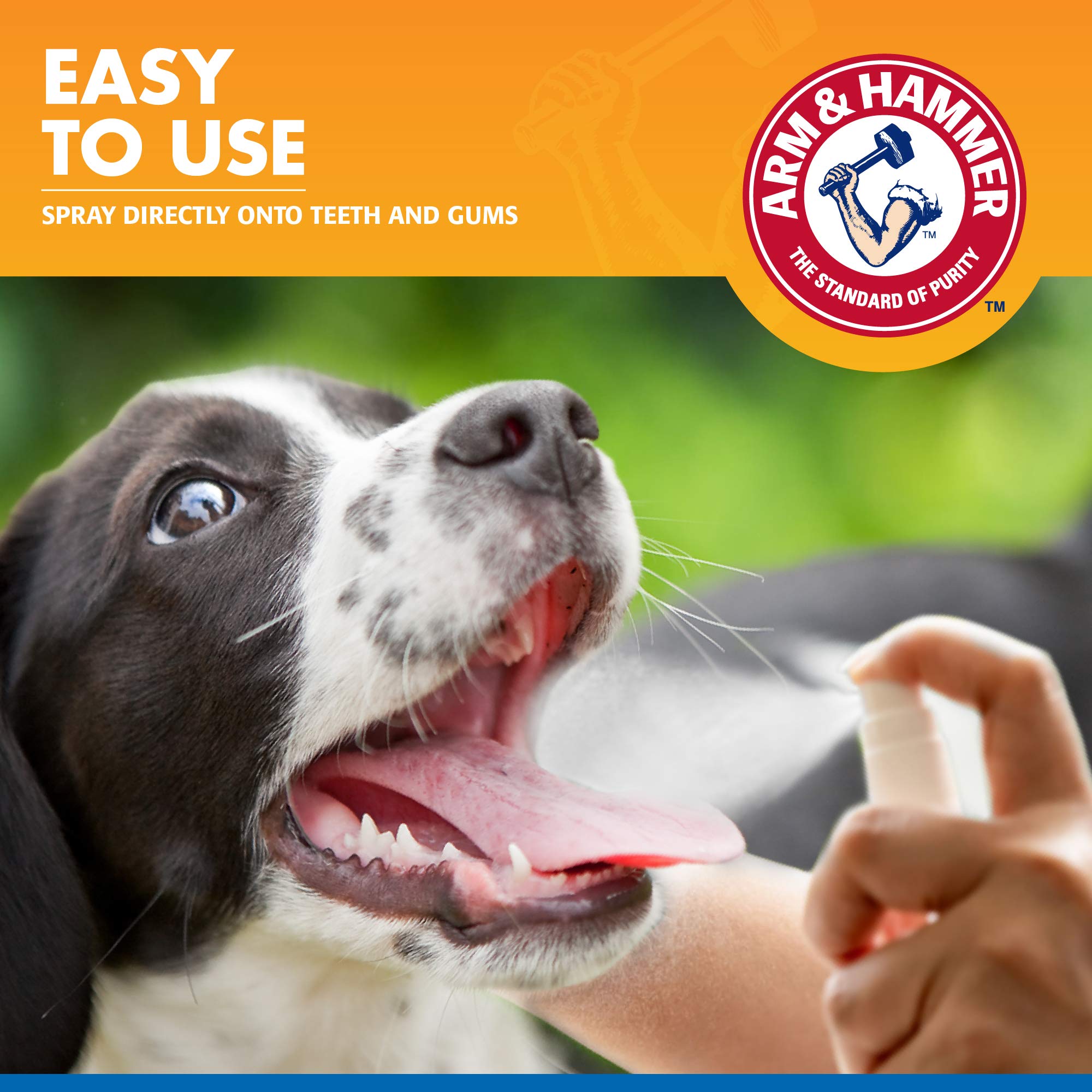 Arm & Hammer for Pets Tartar Control Dental Spray for Dogs | Dog Dental Spray Reduces Plaque & Tartar Buildup Without Brushing |
