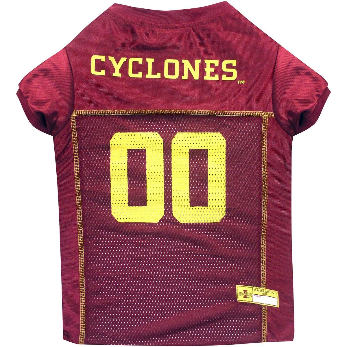 Pets First Ncaa College Iowa State Cyclones Mesh Jersey For Dogs & Cats, X-Small. Licensed Dog Jersey With Your Favorite Footbal