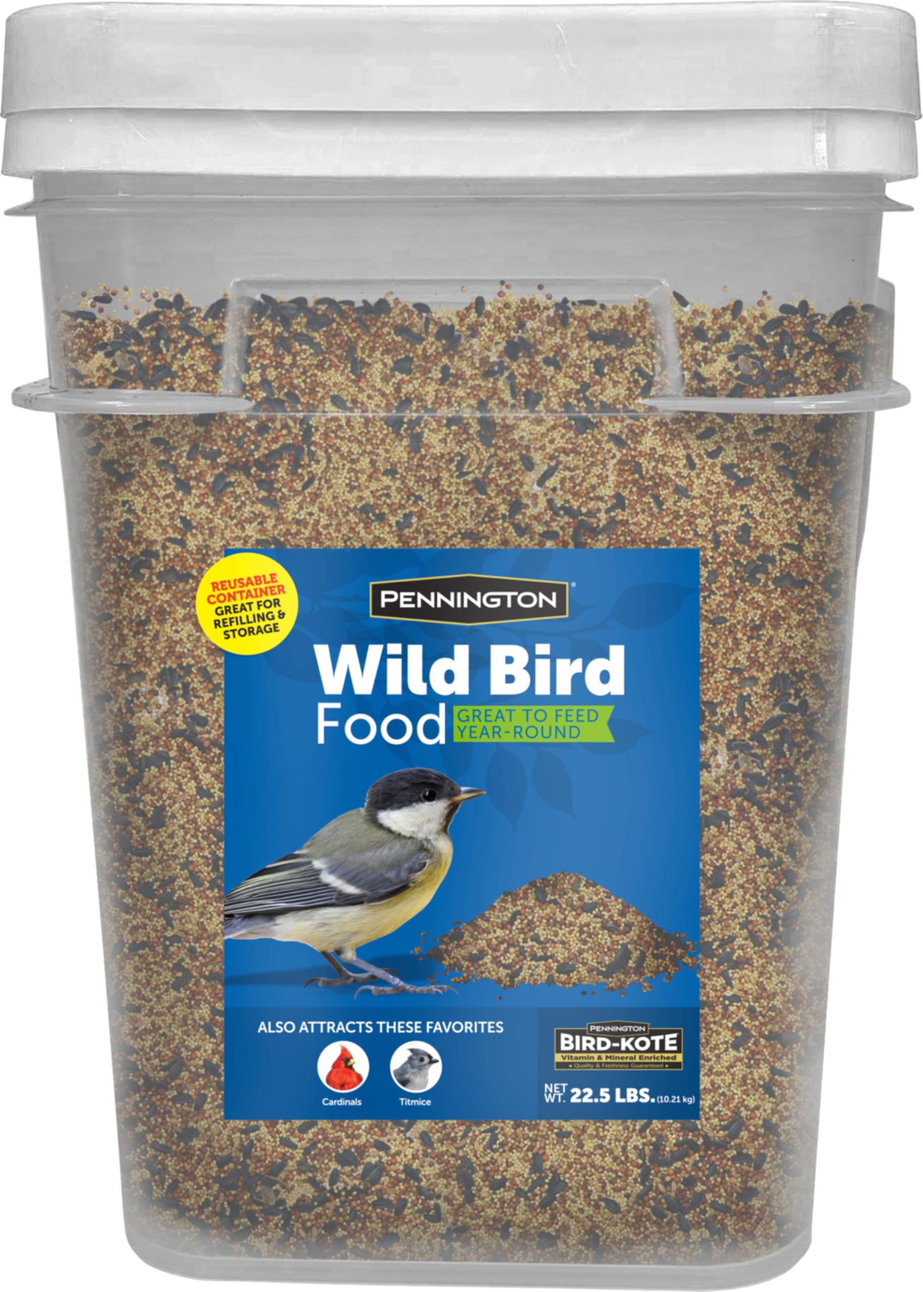 Pennington 22.5lbs. Wild Bird Food Blend Bucket - 100542134