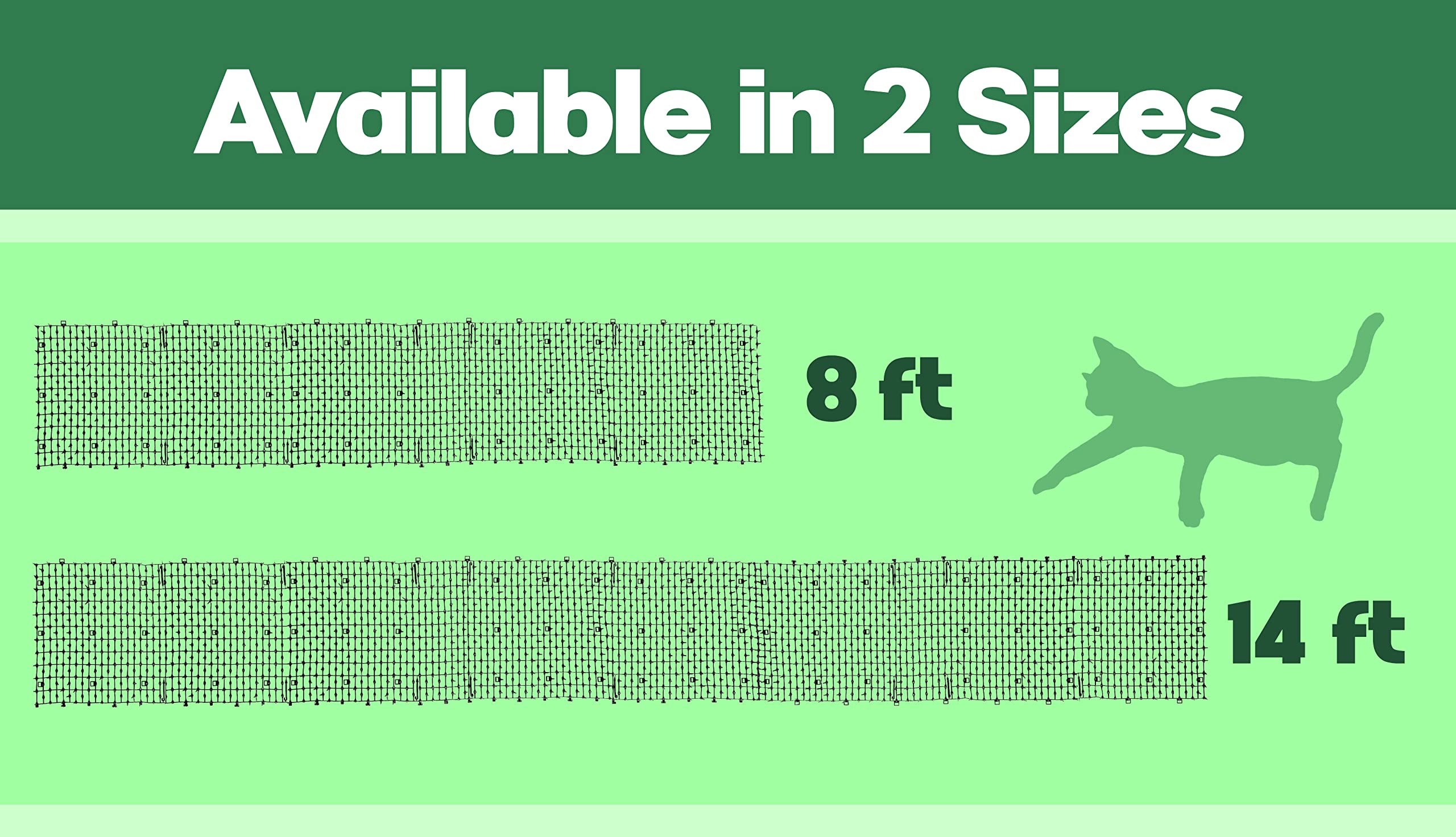 Tapix Cat Scat Mat With Spikes Digging Stopper (8 Ft.) Anti-Cat Network Cat Strips, Cat Deterrent Mat For Indoor And Outdoor With 6 Staples