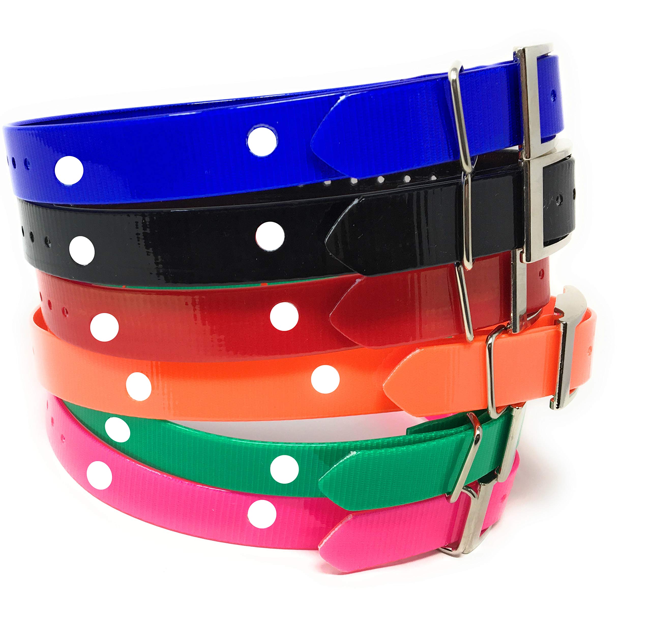 Sparky Pet Co 1'' Heavy Duty Astro Dc40 Replacement Collar Compatible Strap Dc-40, (Neon Orange)