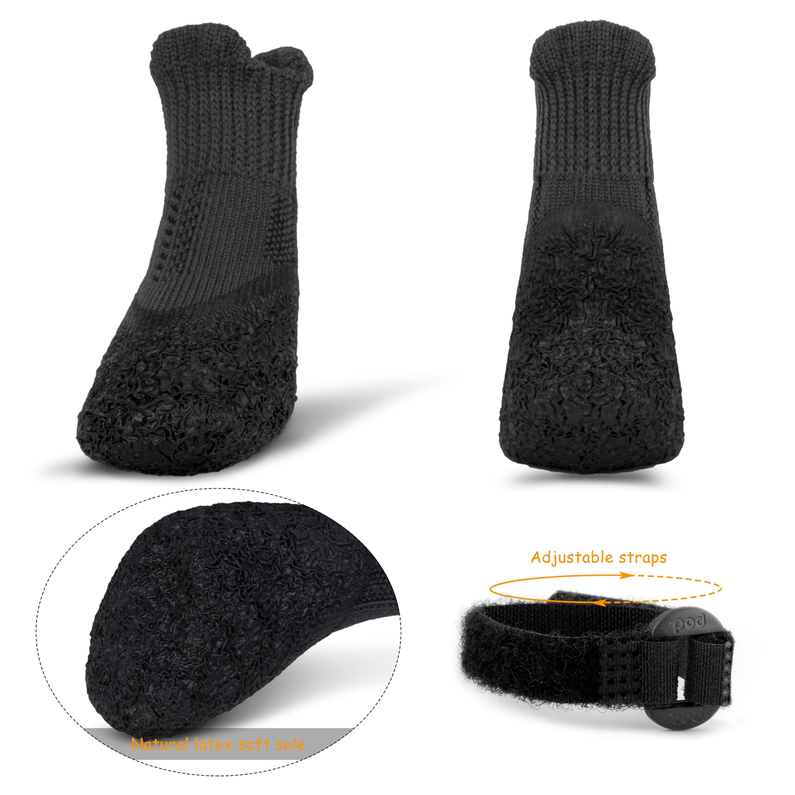 Scheppend Dog Socks To Prevent Licking Paws,Dog Socks For Hardwood Floors Anti Slip Indoor,Sunmer Dog Paw Protectors For Dogs Ho