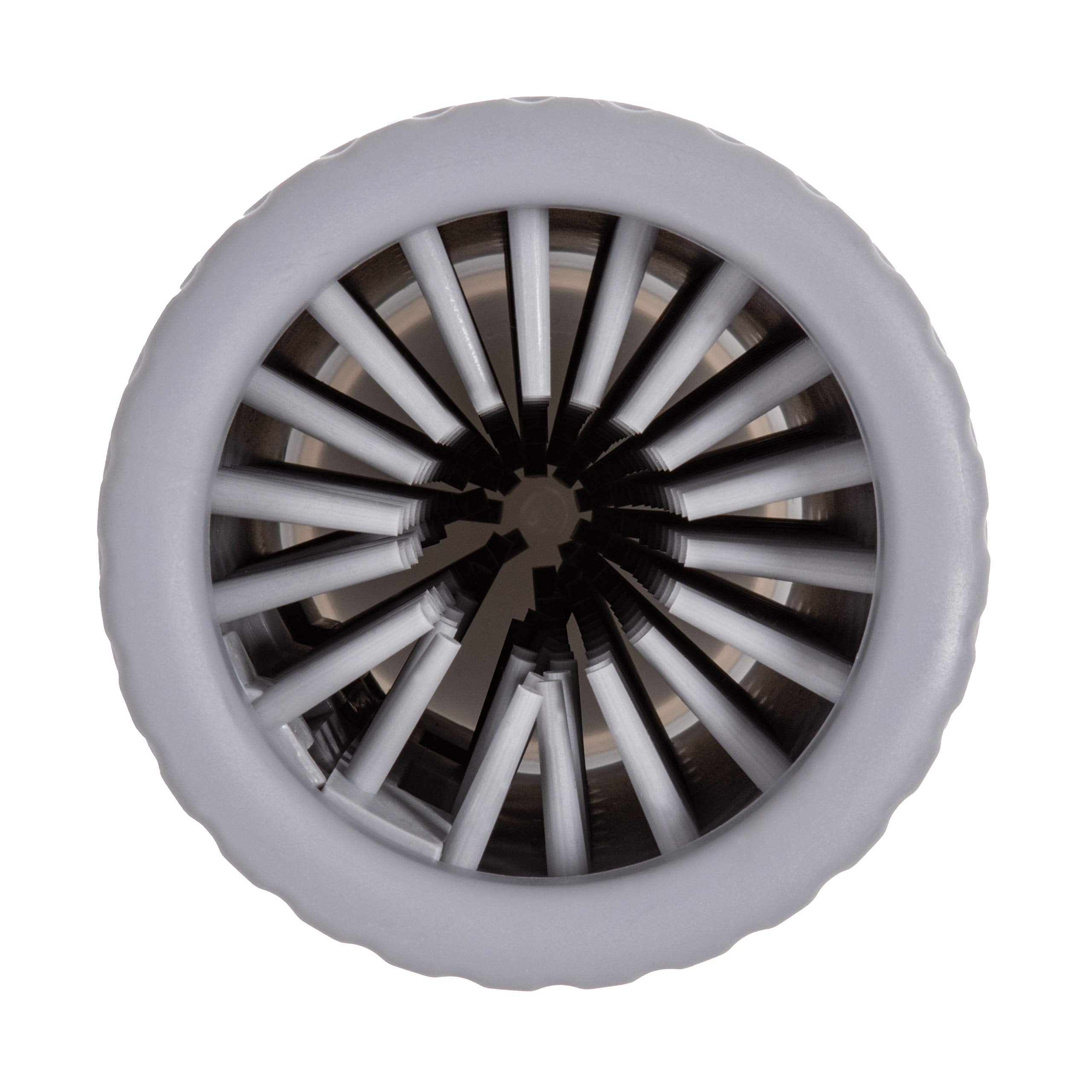 Dexas Mudbuster Portable Dog Paw Washer/Paw Cleaner, Medium, Light Gray