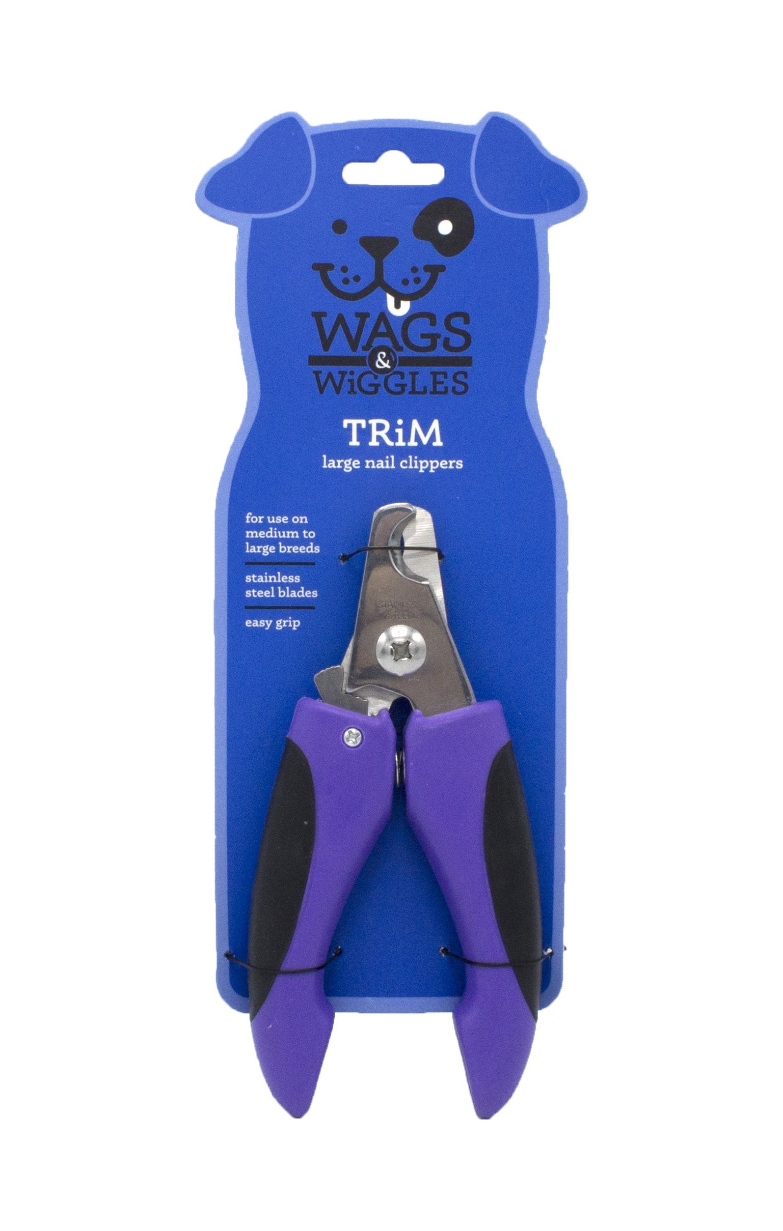 Wags & Wiggles Large Dog Nail Clippers for Medium and Large Dogs | Nail Clippers for Dogs | Dog and Puppy Supplies for All Dogs,