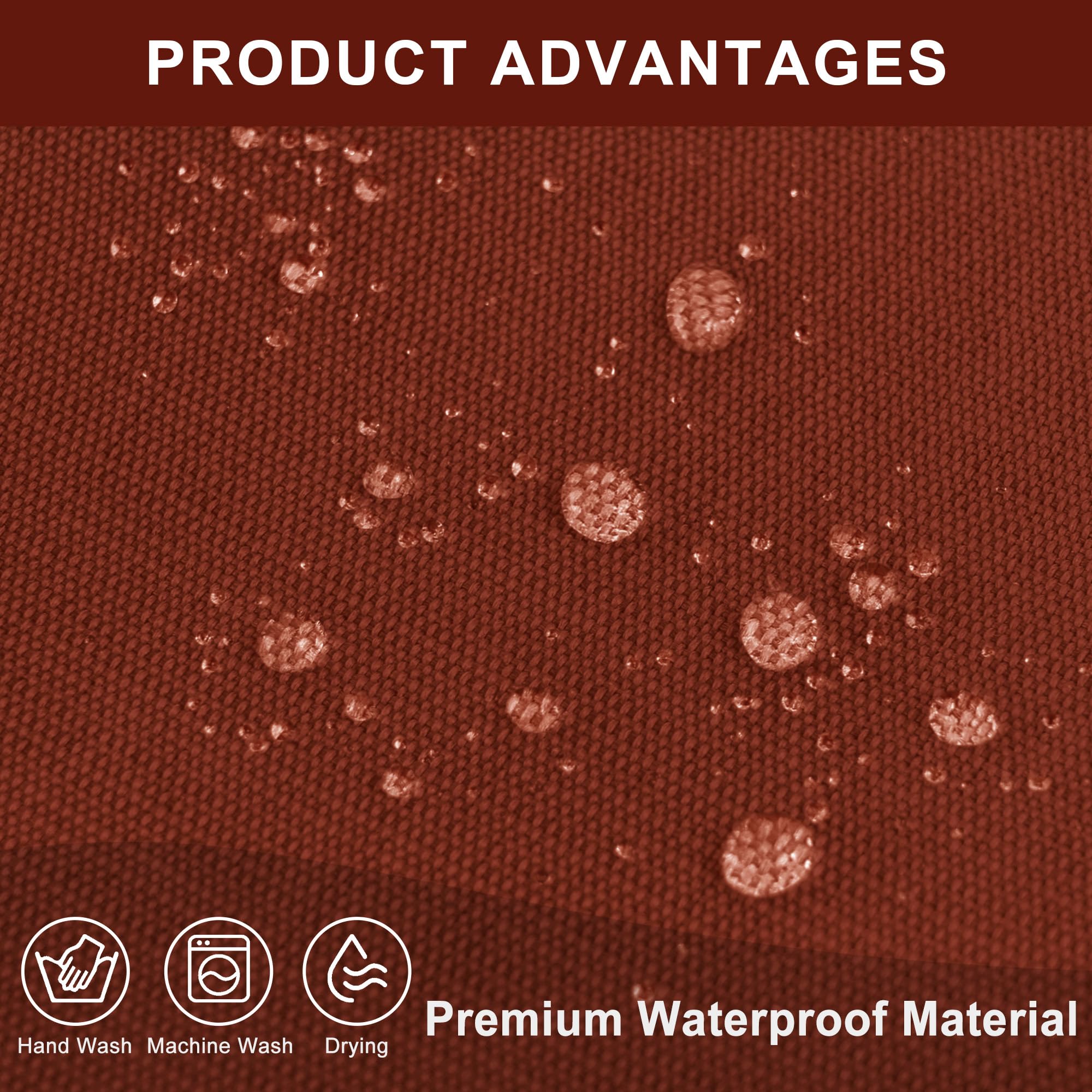 Venessco Dog Bed Covers Replacement Washable, Waterproof Dog Bed Cover With Zipper, 44Lx32Wx3H Inch Durable Oxford Pet Bed Cover