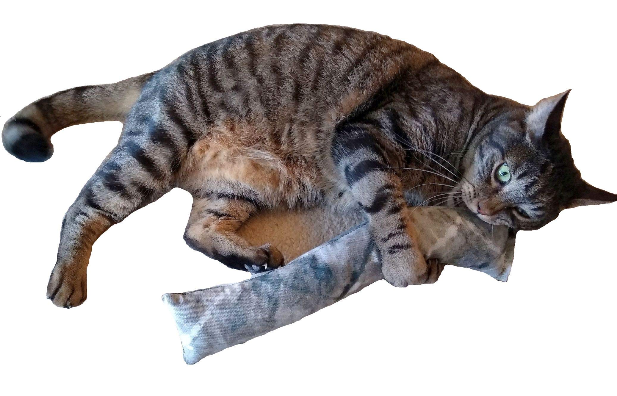 West Coast Pet Products 15'' Catnip Cat Kicker Toys/Kitty Kick Sticks/Cat-Nip Kick Sticks (Camo) (Kickers Filled With 1 Oz Premi