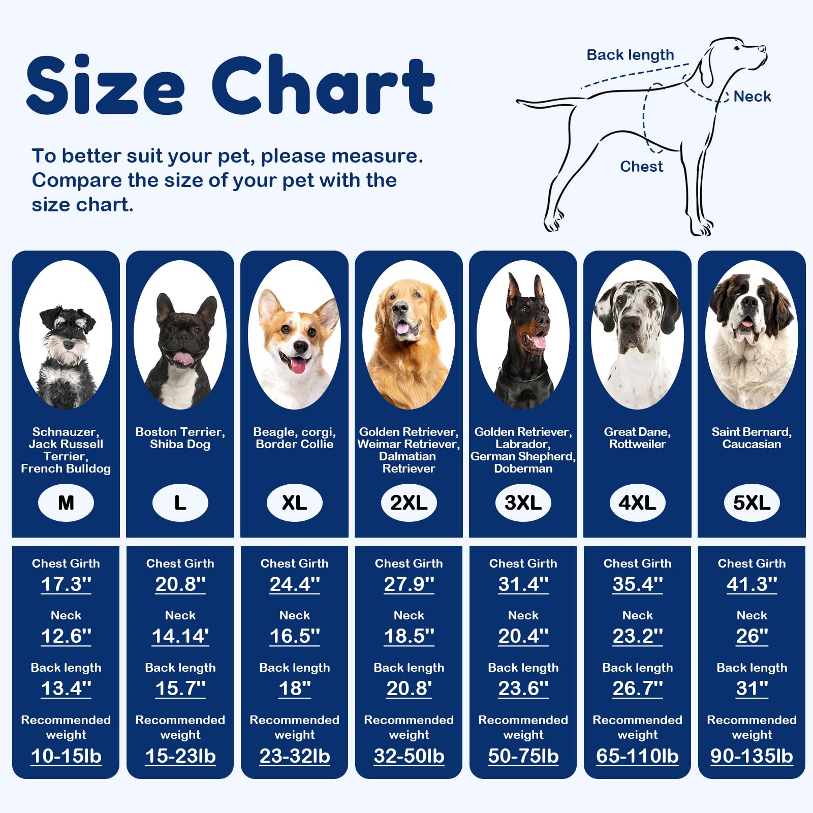 OUOBOB XL Dog Sweaters for Extra Large Dogs, Warm Winter Fall Dog Sweaters for Dog Girls Boys, Turtleneck Dog Knitwear, Doggie C