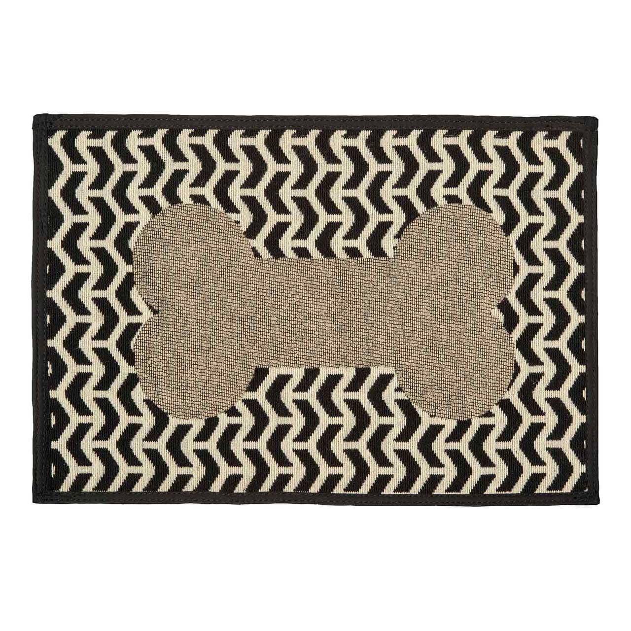Loving Pets 73807566: Bella Fashion Mats, Geometric Bones Brown