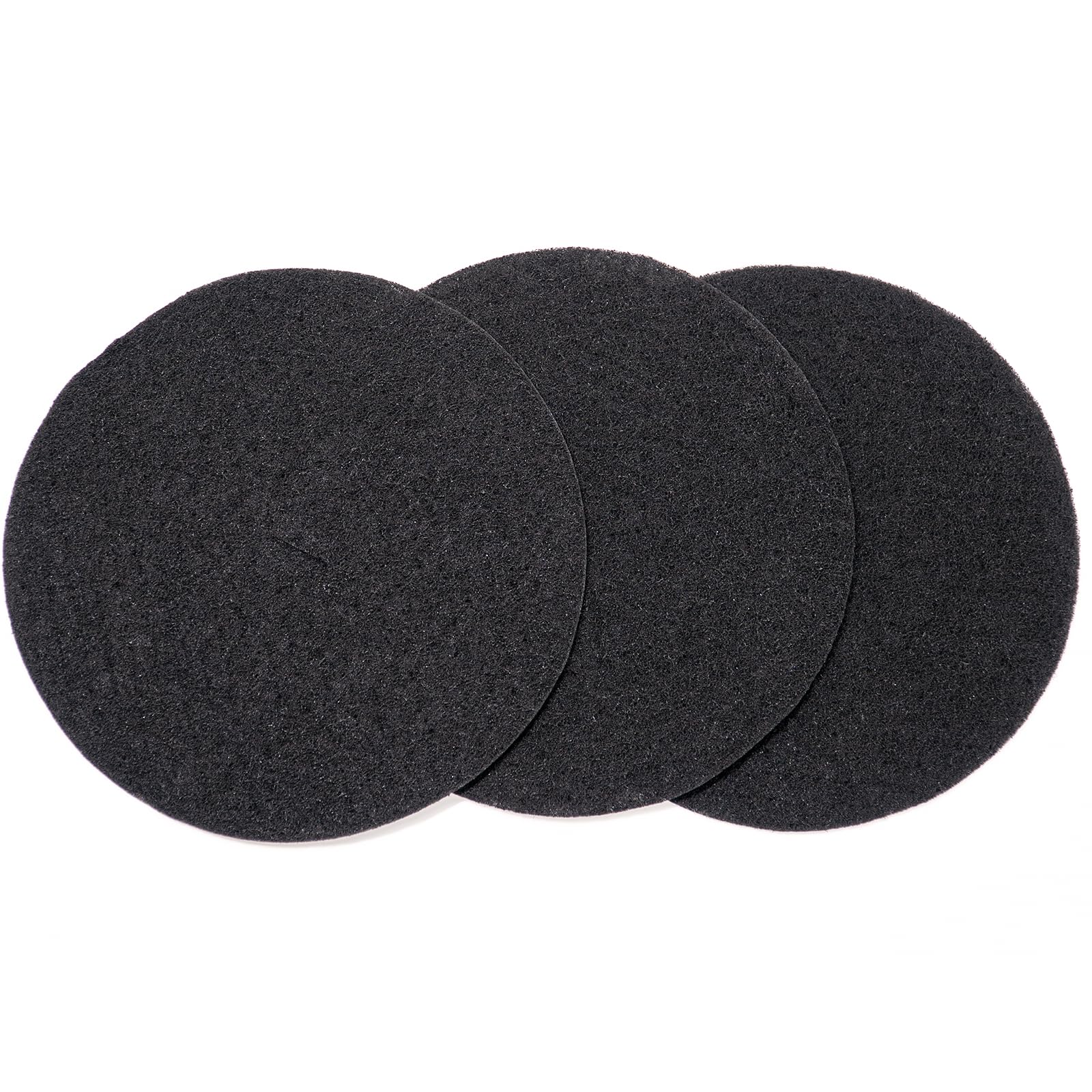 Pawzidea 3-Pack Replacement Activated Carbon Filter Outdoor Ready 3.1 Gallon Dog Poop Trash Can Brown/Black/Gray, 7.8'' Round, 1