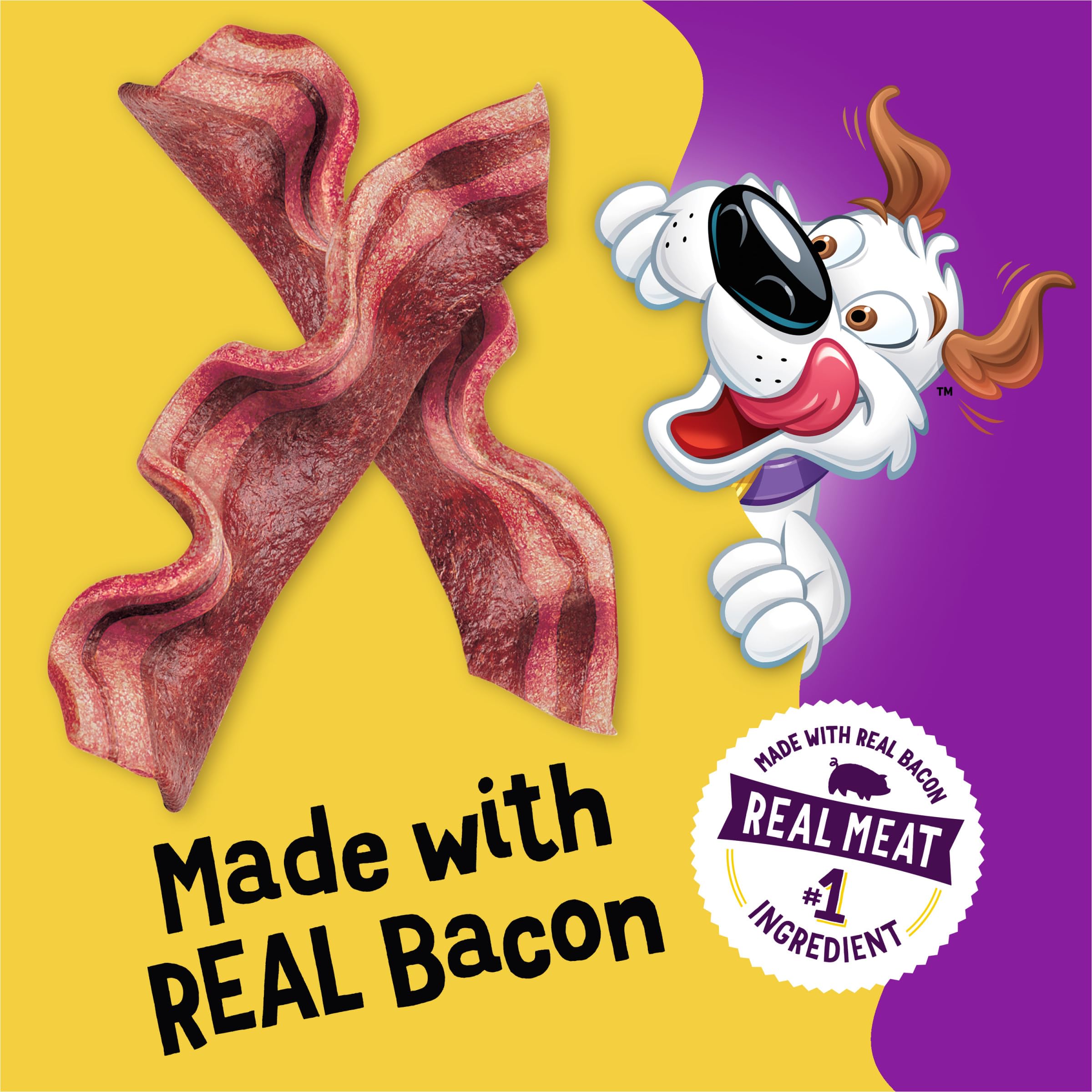 Purina Beggin Strips Dog Treats, Original With Bacon Flavor - 40 oz. Pouch