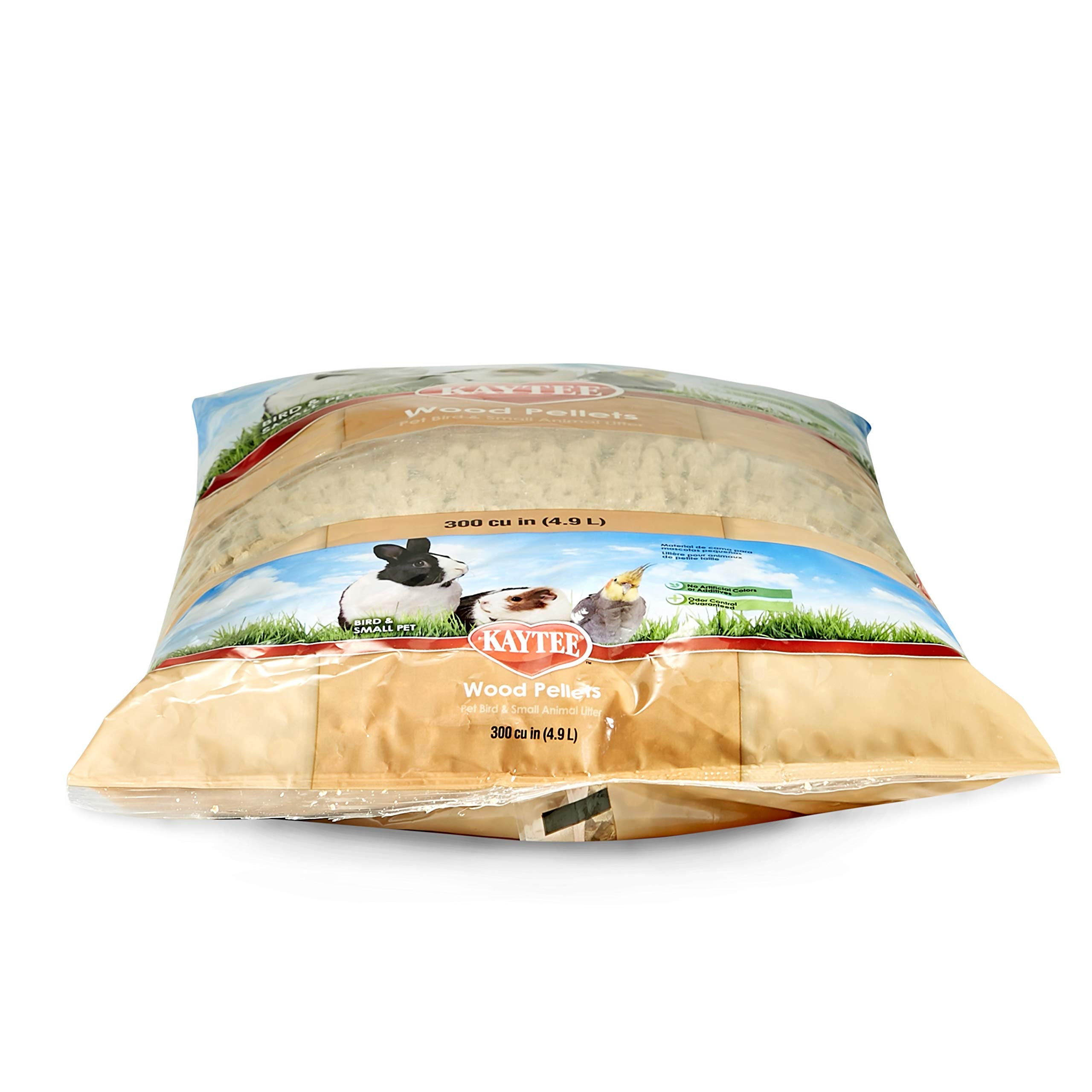 Kaytee Wood Pellets Pet Bird & Small Animal Litter For Ferrets, Guinea Pigs, Rats, Chinchillas, Hamsters, Gerbils, Rabbits, Mice, Hedgehogs And Dwarf Hamsters, 4.9 Liter, 8 Pound Bag