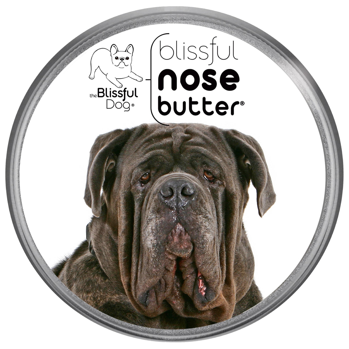 The Blissful Dog Neapolitan Mastiff Unscented Nose Butter - Dog Nose Butter, 8 Ounce