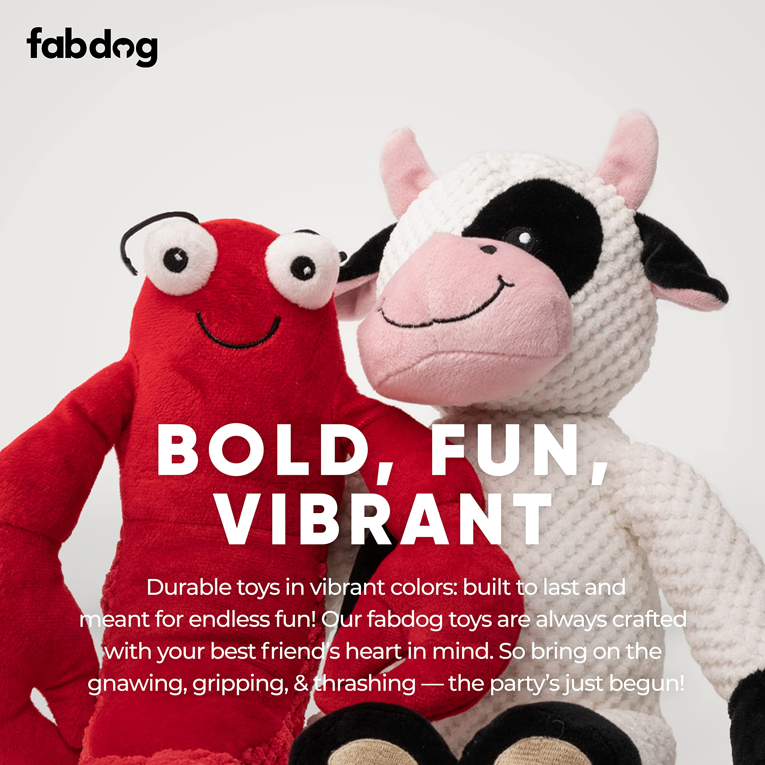 Fabdog Dog Floppy Lobster Large