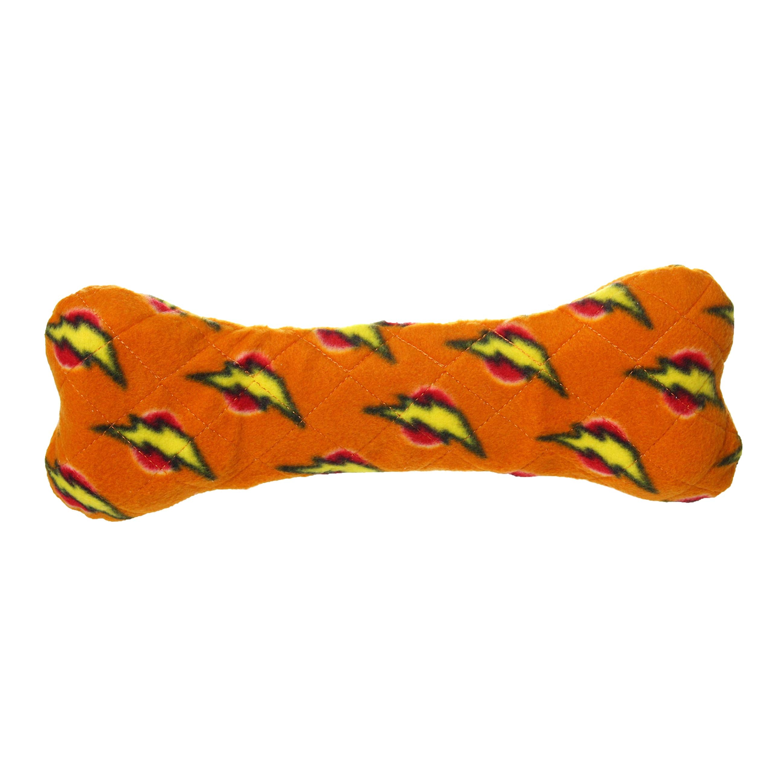 Mighty- No Stuff Bone - Squeaky Plastic Core. 2-In-1 Toy. Made Durable, Strong & Tough. Interactive Play Dog Toy (Tug, Toss & Fe