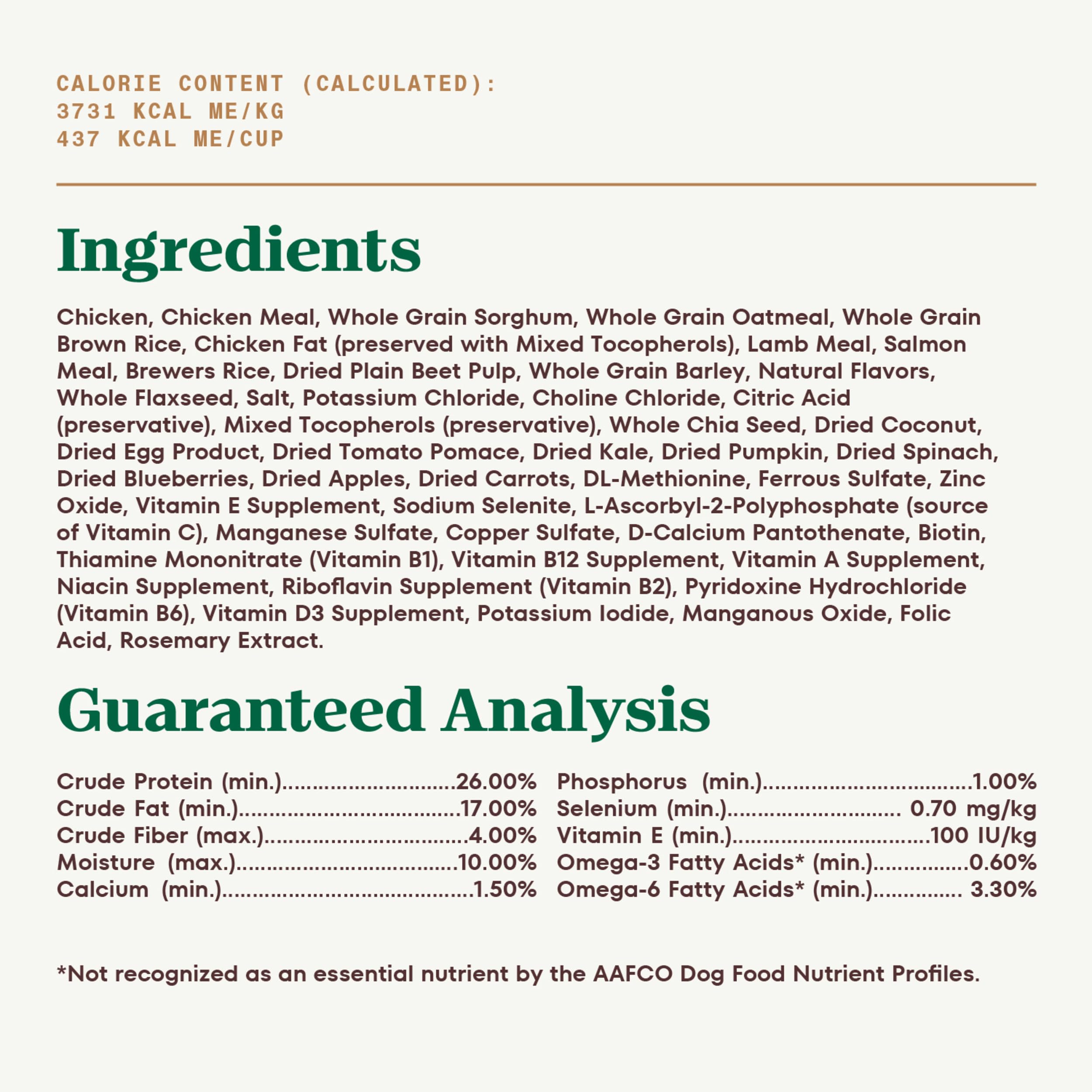 Nutro Ultra Adult Small Breed Dry Dog Food, Chicken, Lamb and Salmon Protein Trio, 3.5 lb Bag