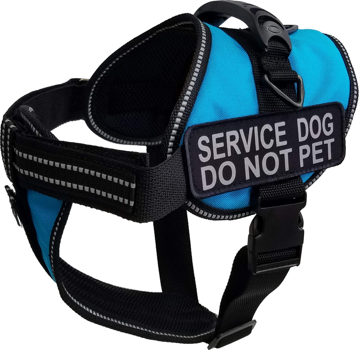 Activedogs Service Dog Vest Harness - Padded Air-Tech Dog Harness Service Dog Vest Reflective - No Pull Dog Harness For Large Dogs - Heavy-Duty Extra Large Service Dog Vest, Xl - Girth 29'-40', Aqua