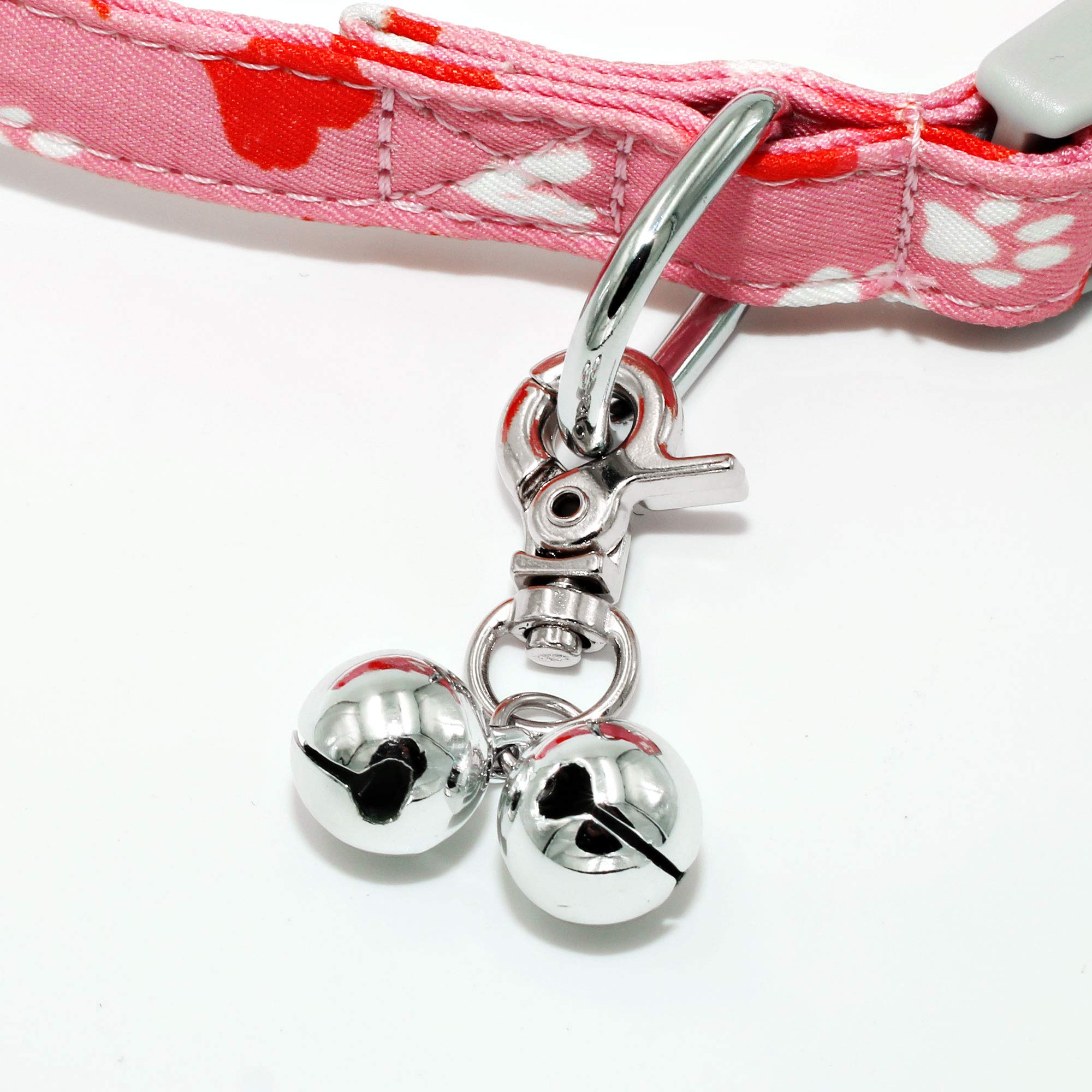 Bells For Dog Collars - 2 Pack Stainless Steel Bell Necklace For Dogs & Cat - Pet Pendant Accessories Training Collar Charm With