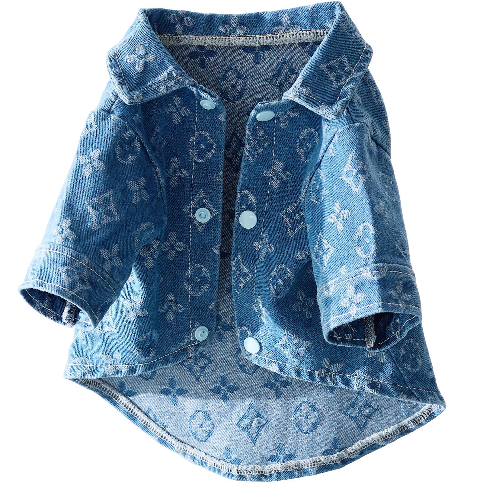 Fashionable Denim Dog Jacket, Suitable For Small To Medium-Sized Dogs To Wear All Year Round, Machine Washable, Cw009 (Xx-Large)