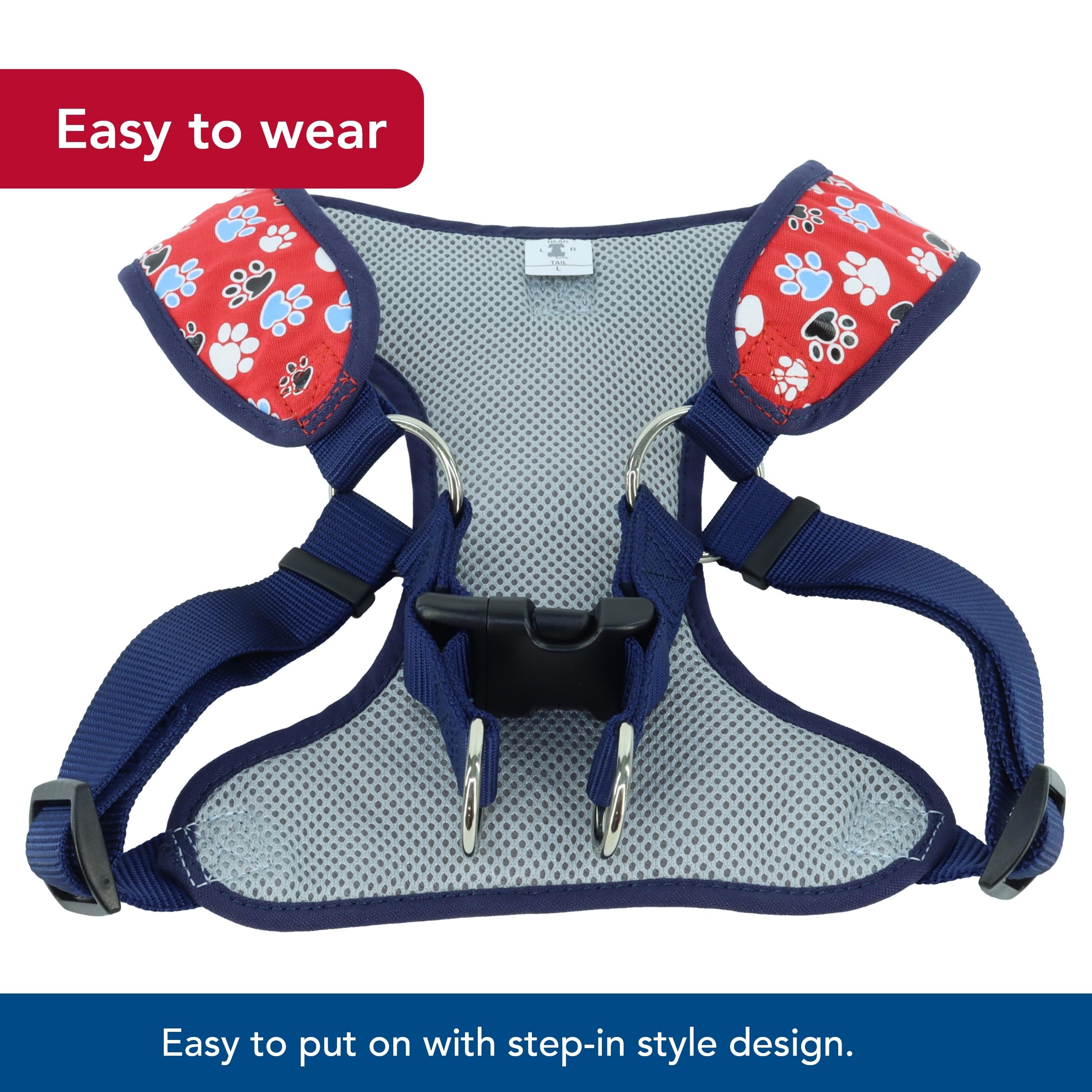 Coastal Pet Ribbon Designer Wrap Adjustable Dog Harness - Large & Small Dog Harness - Breathable Mesh Harness For Dogs Pet Supplies For Dogs - Yellow Buttercup, 3/4' X 22-28'