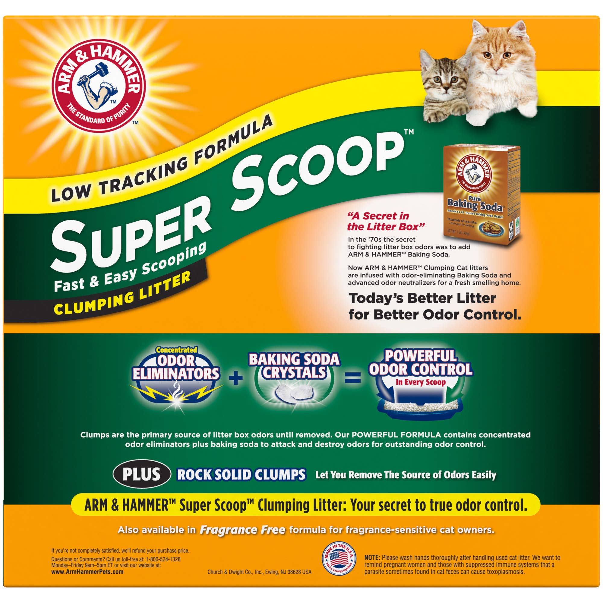 Arm & Hammer Super Scoop Clumping Litter Fresh Scent, 20Lb
