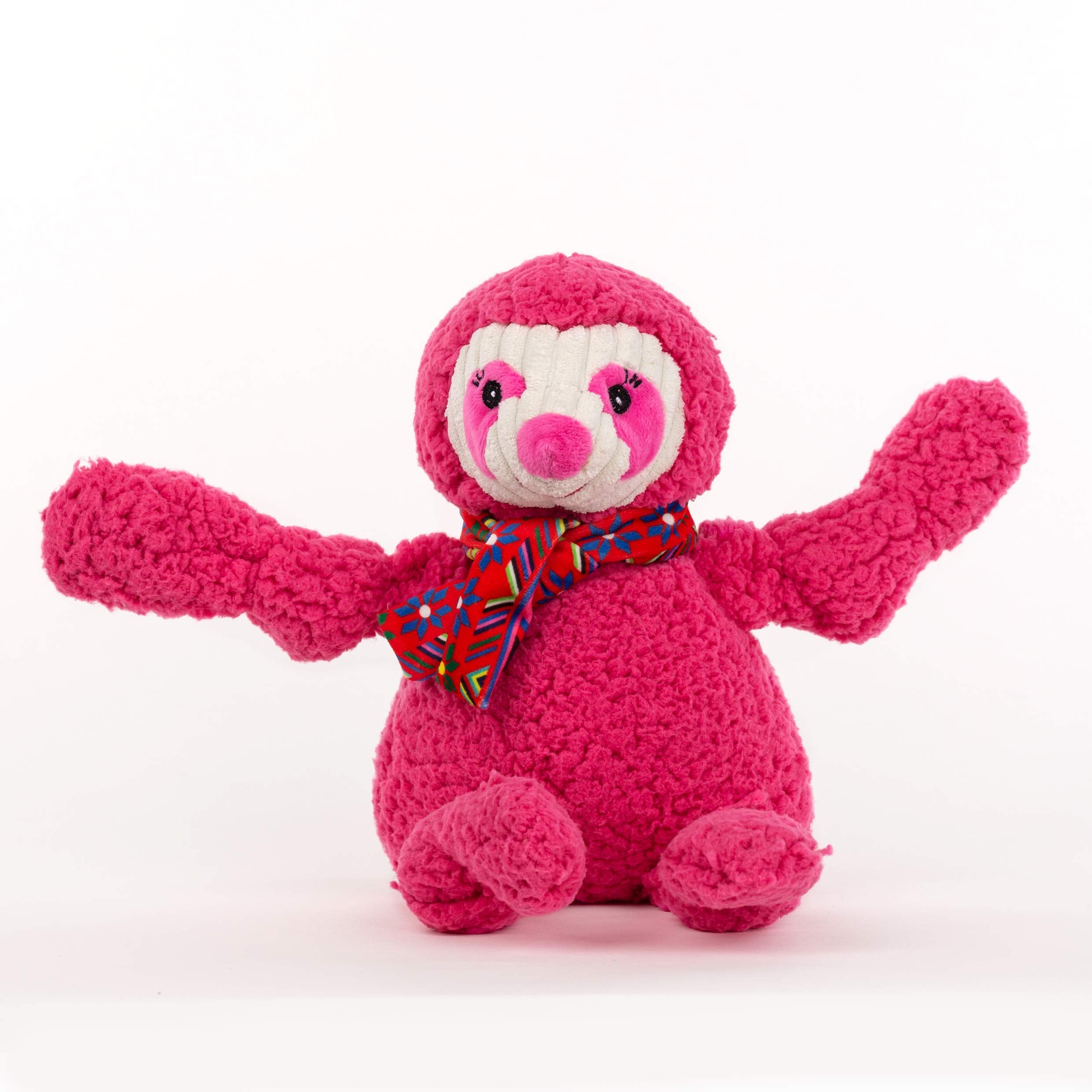 Hugglehounds Knotties Plush Dog Toy- Squeaky Interactive Puppy Toys- Soft Yet Tough, Reinforced, Durable Stuffed Pet Plush Toy For All Breeds And Ages- For Large And Xl Dogs- Large Sloth