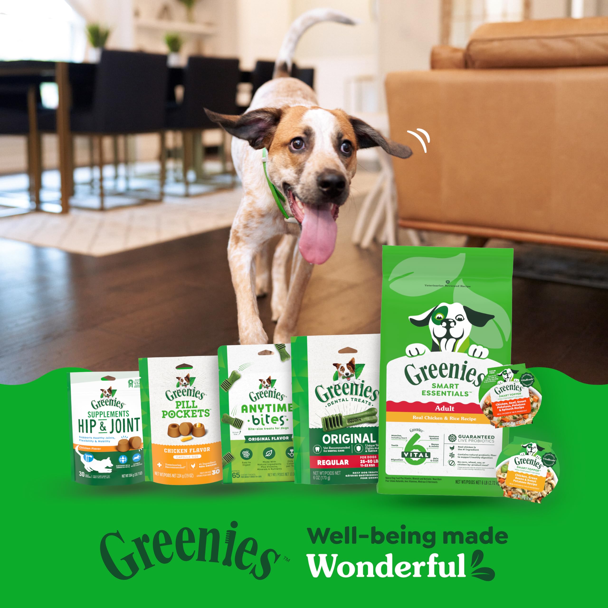 Greenies Smart Topper High Protein Wet Mix-in for Dogs, Chicken, Green Beans, and Sweet Potatoes Recipe & Chicken, Beef, Sweet P