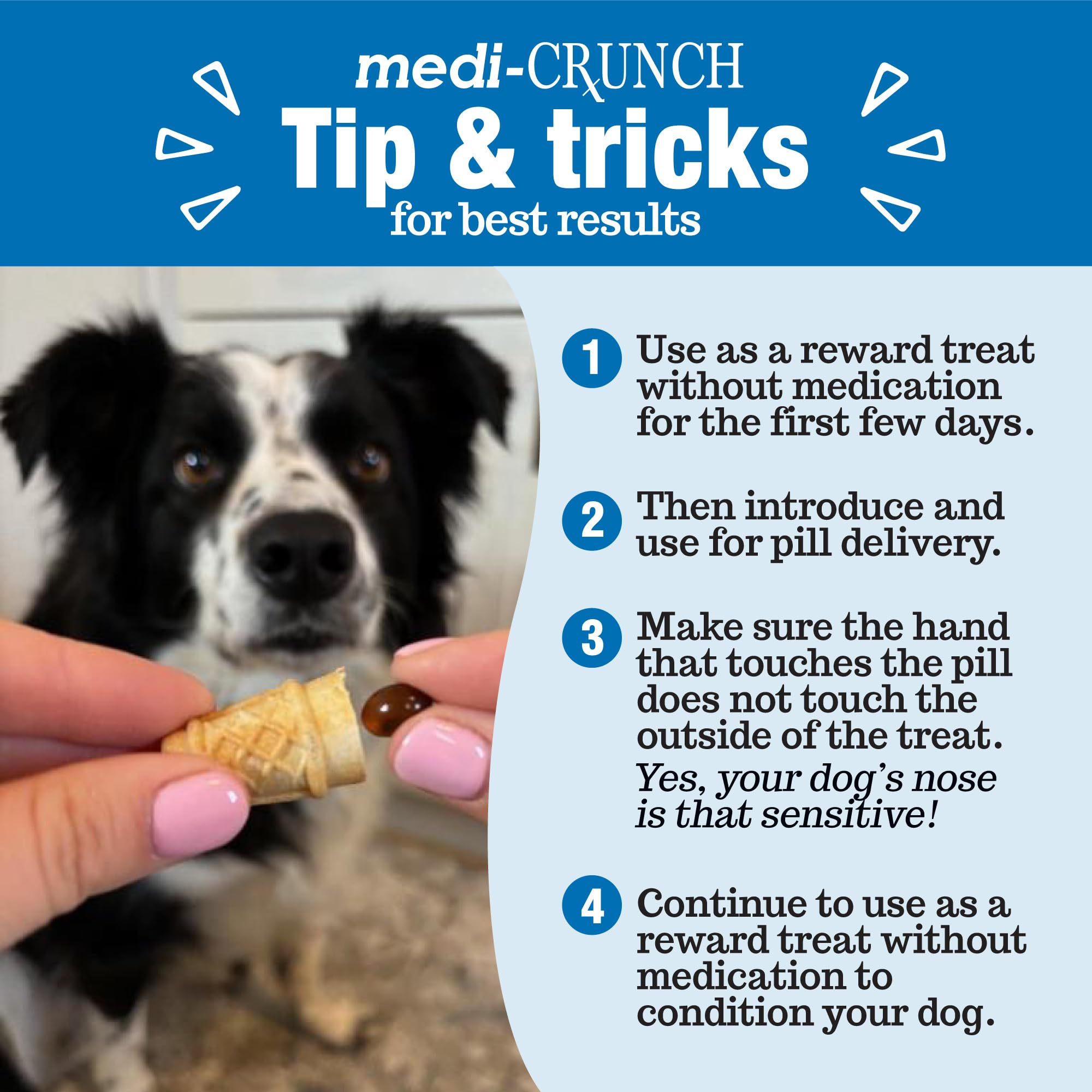 Pill Pouches for Dogs, Peanut Butter Crunchy Ice Cream Cone Treats, Pill Pockets for Dogs Capsule Size Wrap, Canine Health Suppl