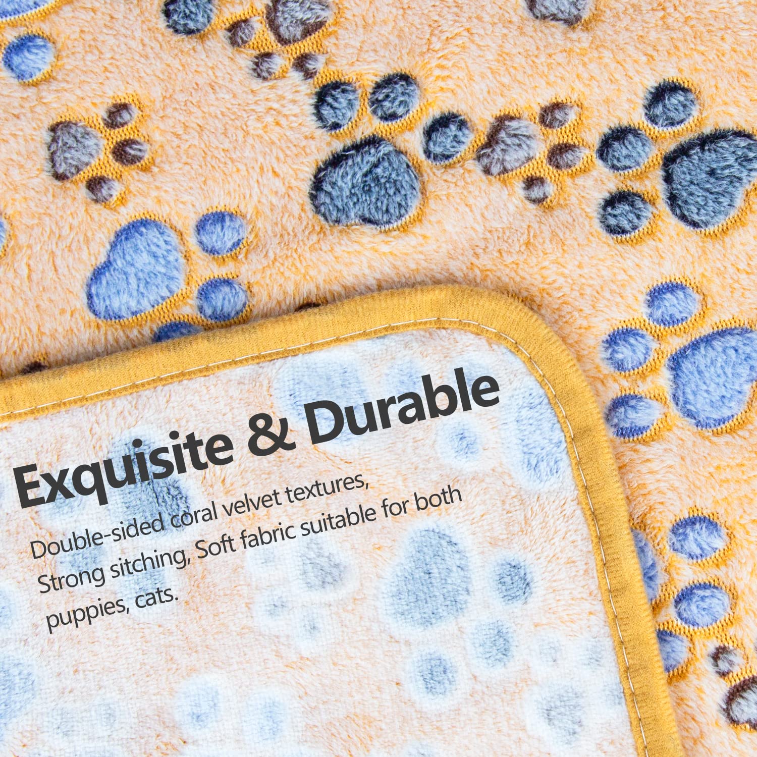 LeapSheep Pet Blankets for Dogs Cats - 3Pack Heart Pattern Super Soft Fluffy Dog Blankets for Small Medium Large Doggy Kitten (P