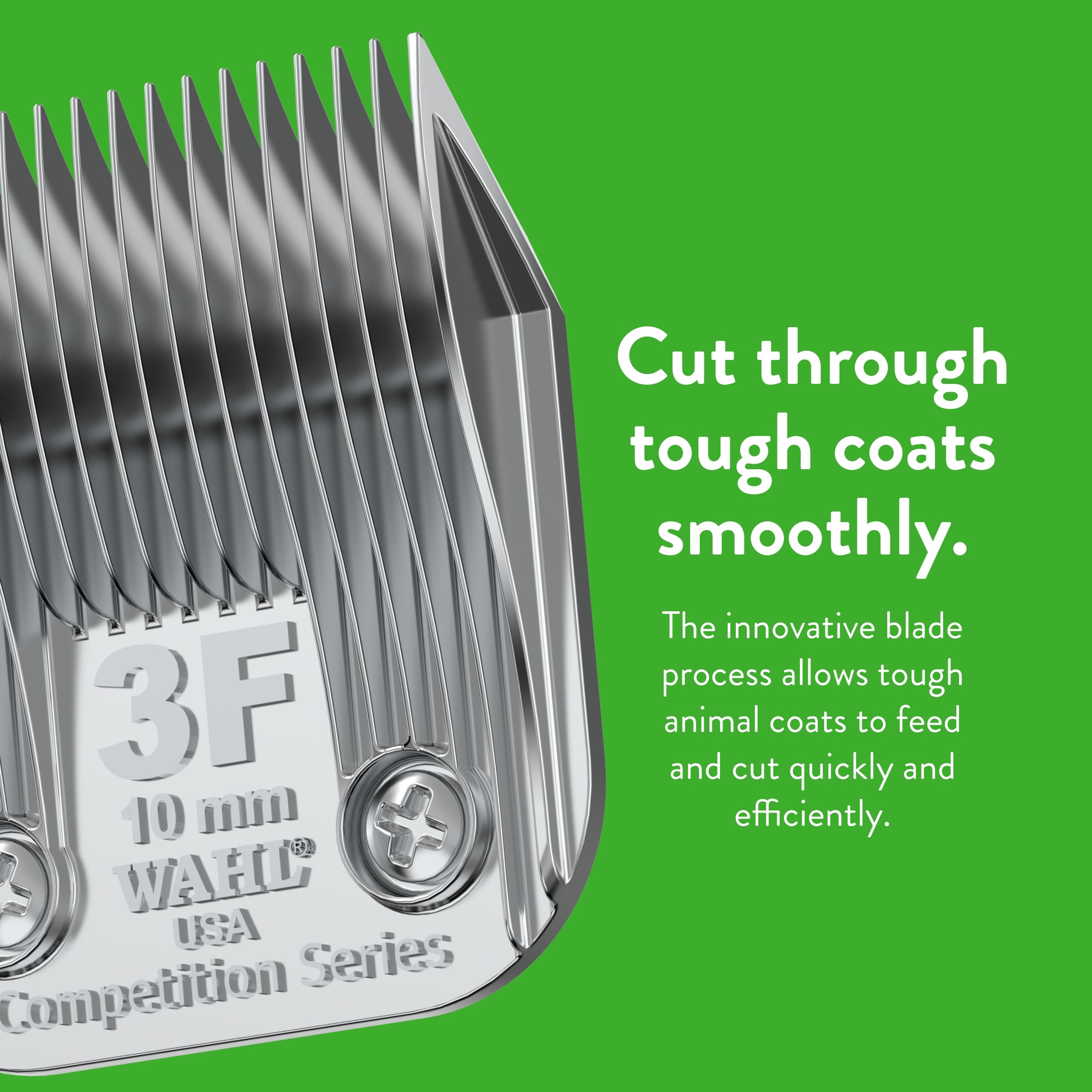 Wahl Professional Animal 3F Detachable Blade, 25/64-Inch Cut Length, Full Extra Coarse, Silver