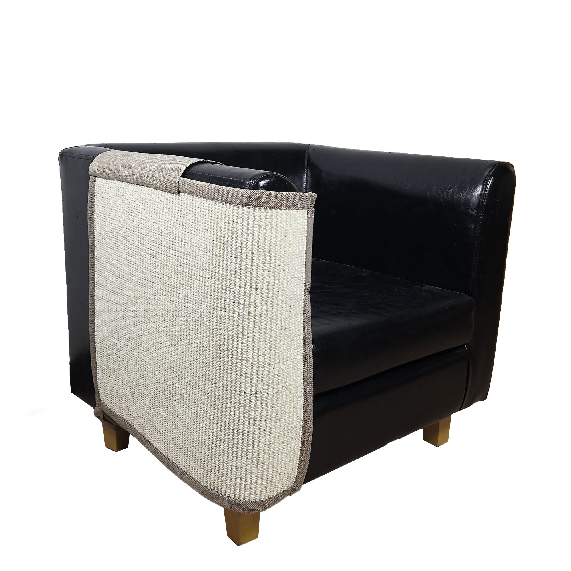 Cat Scratcher Couch- Natural Sisal Furniture Protection from Cats - Corner cat Scratcher for Couch,Chair,Sofa - Easy Installatio