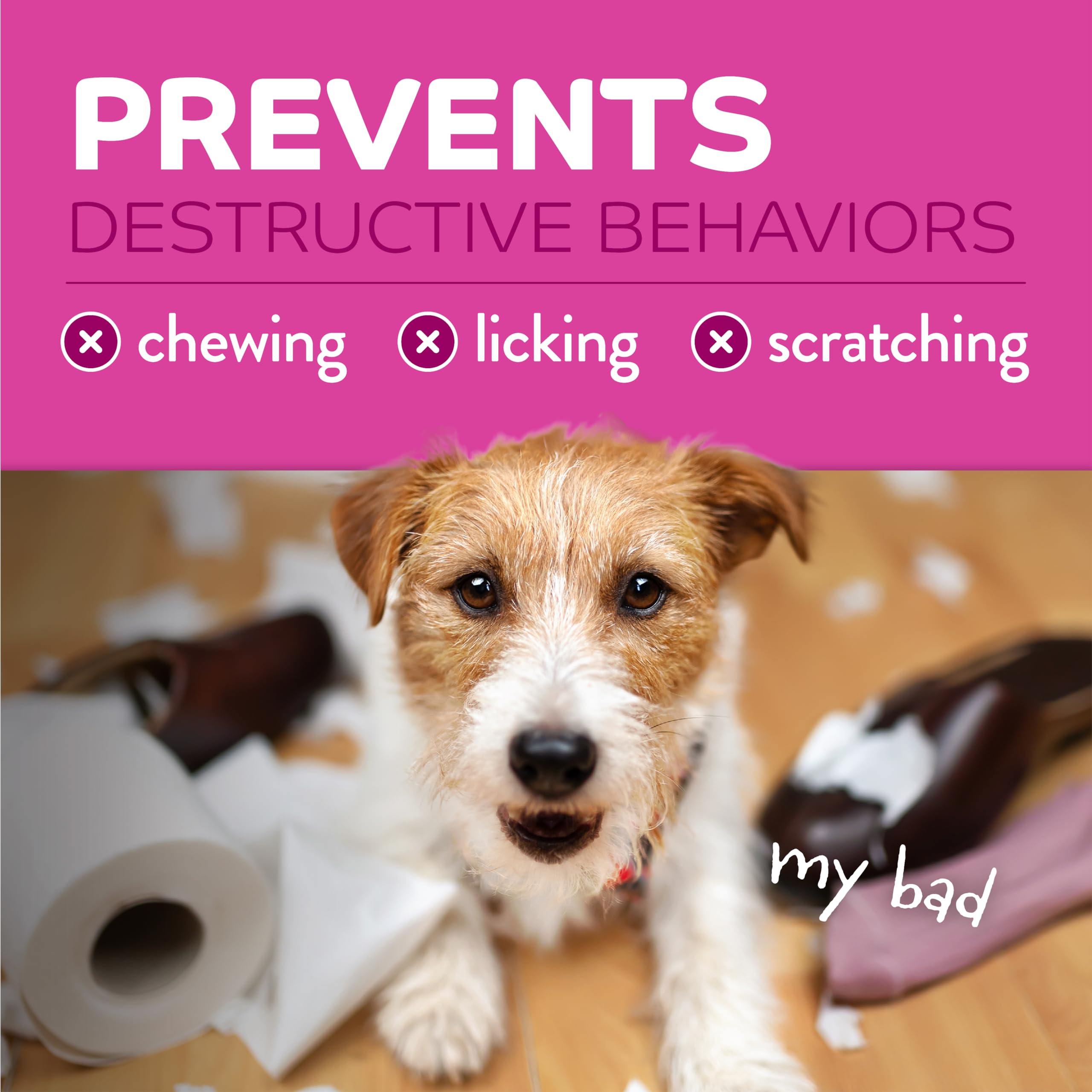 Tropiclean No Chew Spray For Dogs, Better Than Bitter Apple Spray, Safe & Natural Chew + Lick Deterrent, Protect Home, Hot Spots