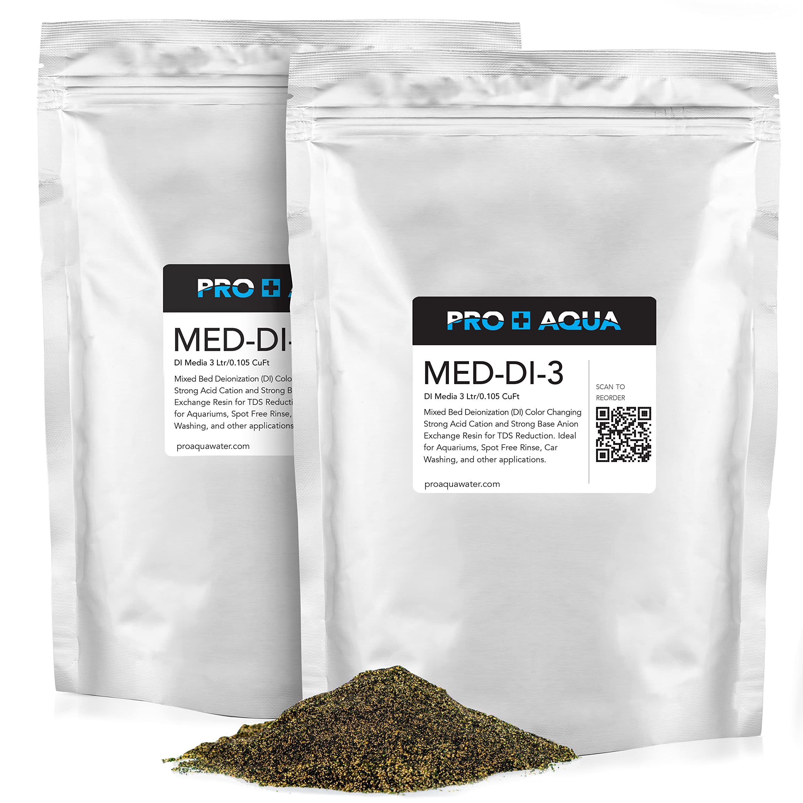 Di Resin Replacement Refill Deionization Color Changing Premium Grade, Tds Filtration, Aquariums, Spot Free Rinse, 6L