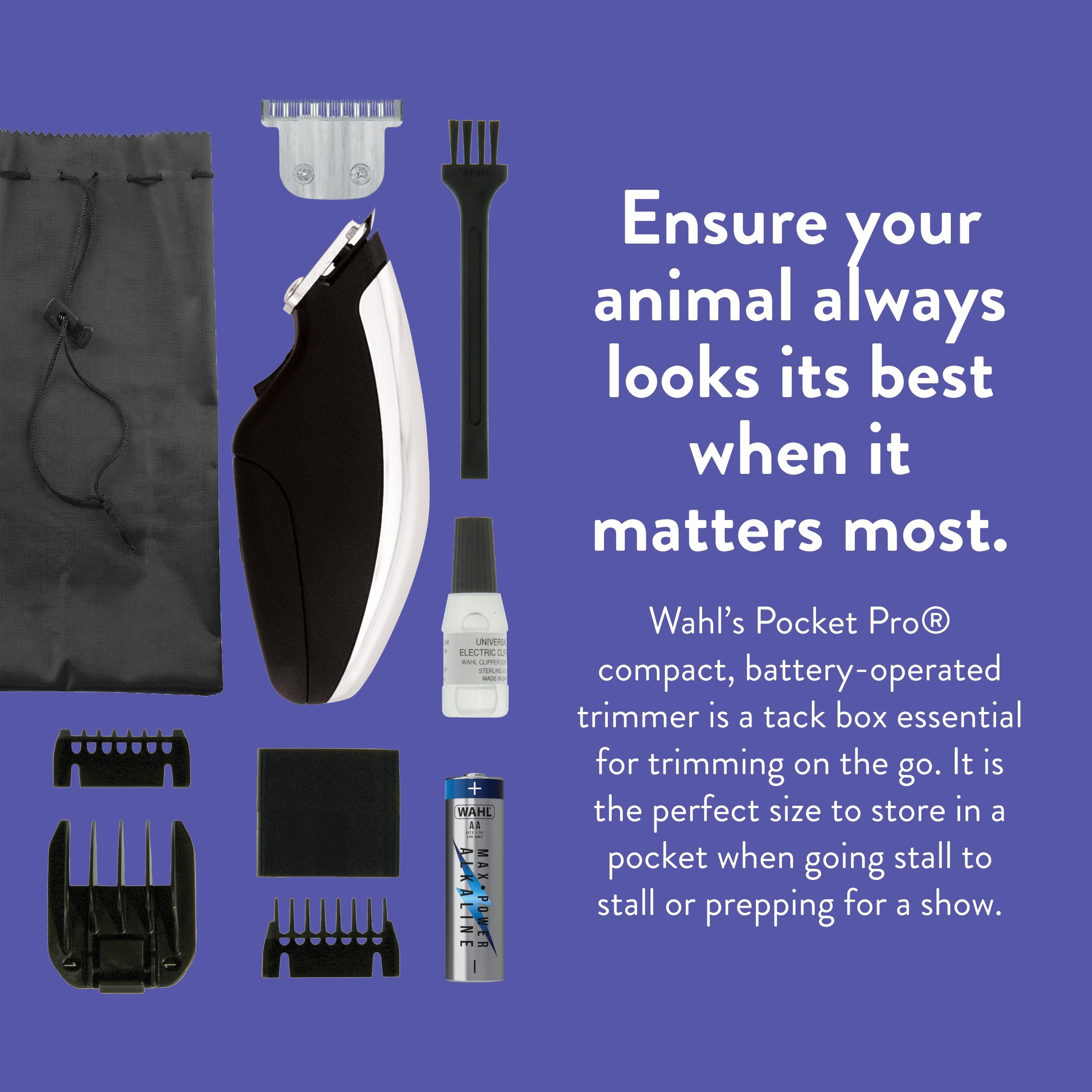 Wahl Professional Animal Equine Super Pocket Pro Trimmer