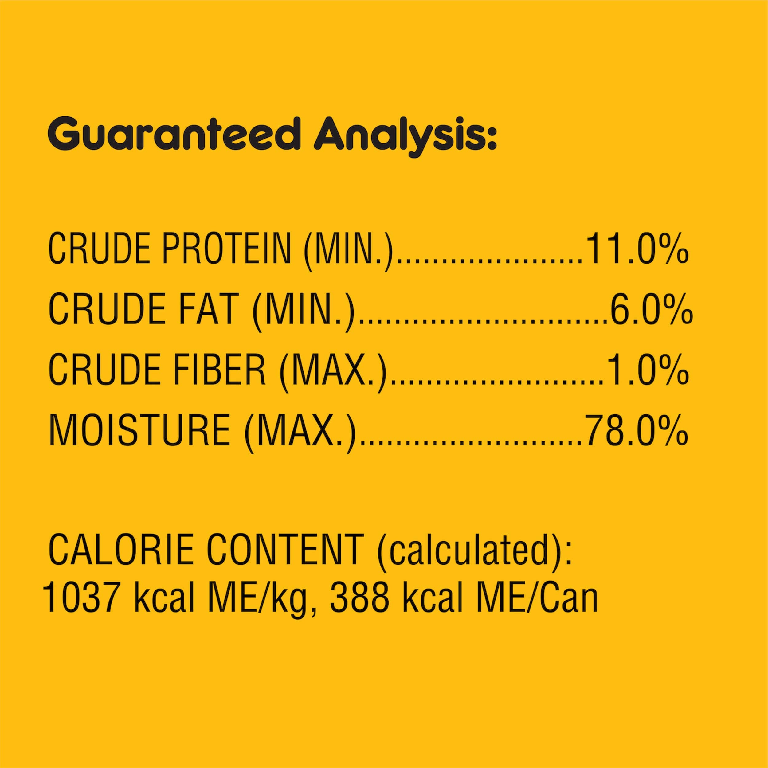 Pedigree High Protein Adult Soft Wet Dog Food, Chopped Chicken & Duck Flavor, 13.2 oz. Cans (12 Count, Pack of 1)