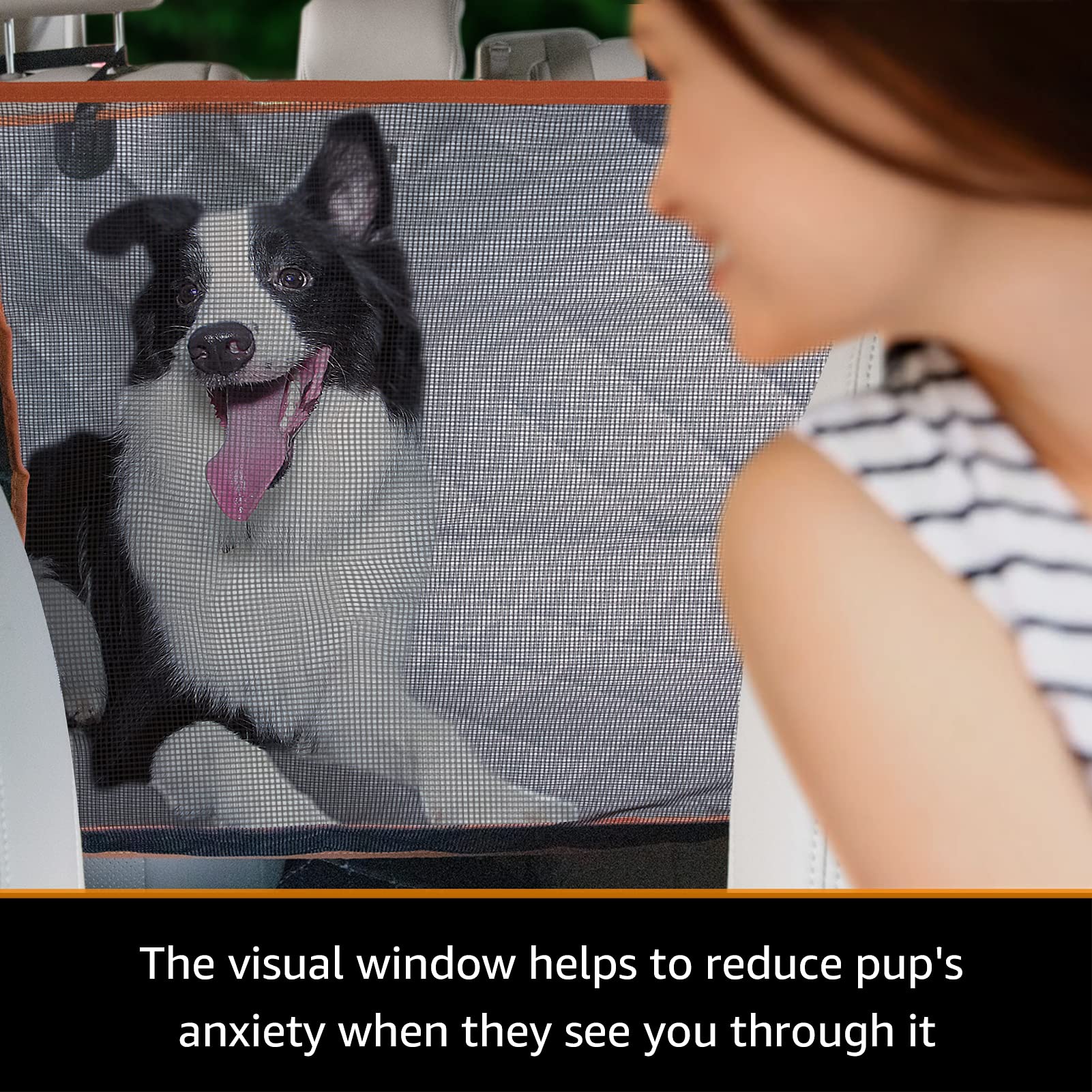 Ibuddy Dog Seat Covers For Trucks 100% Waterproof Car Hammock For Truck Back Seat Durable X-Large Dog Seat Cover Against Dirt An