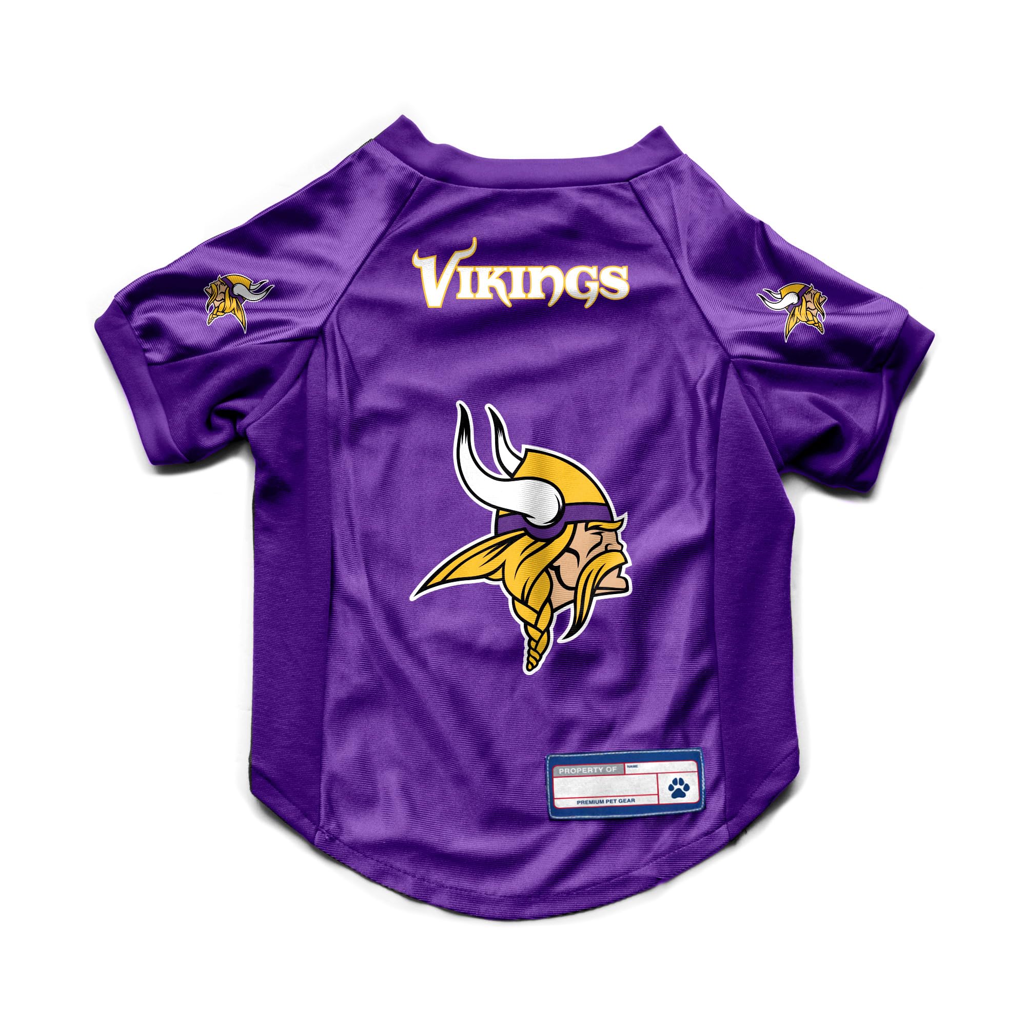 Littlearth Nfl Minnesota Vikings Stretch Pet Jersey, Team Color, X-Small