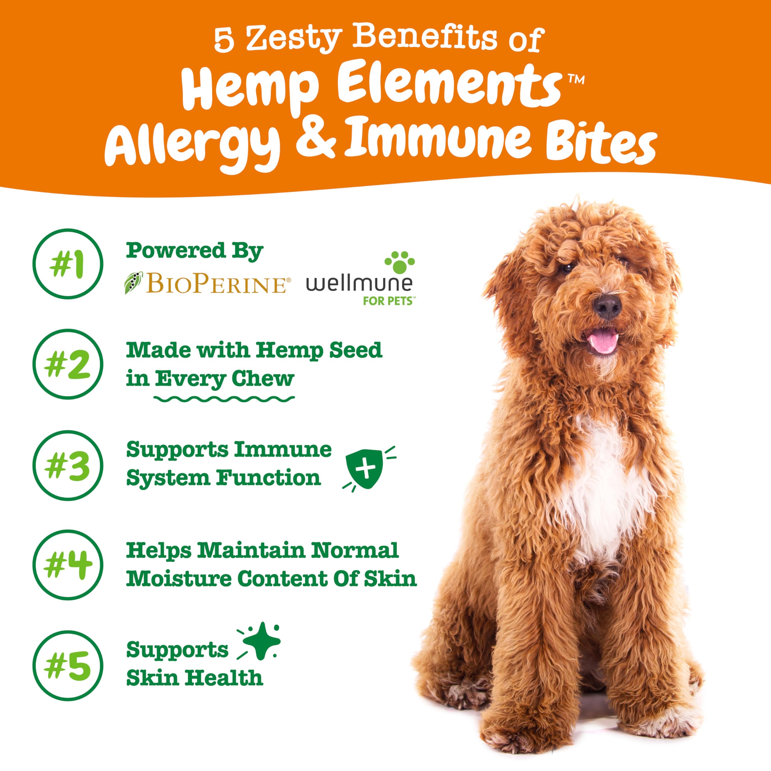 Zesty Paws Dog Allergy Relief - Anti Itch Supplement - Omega 3 Probiotics for Dogs - Salmon Oil Digestive Health - Soft Chews fo