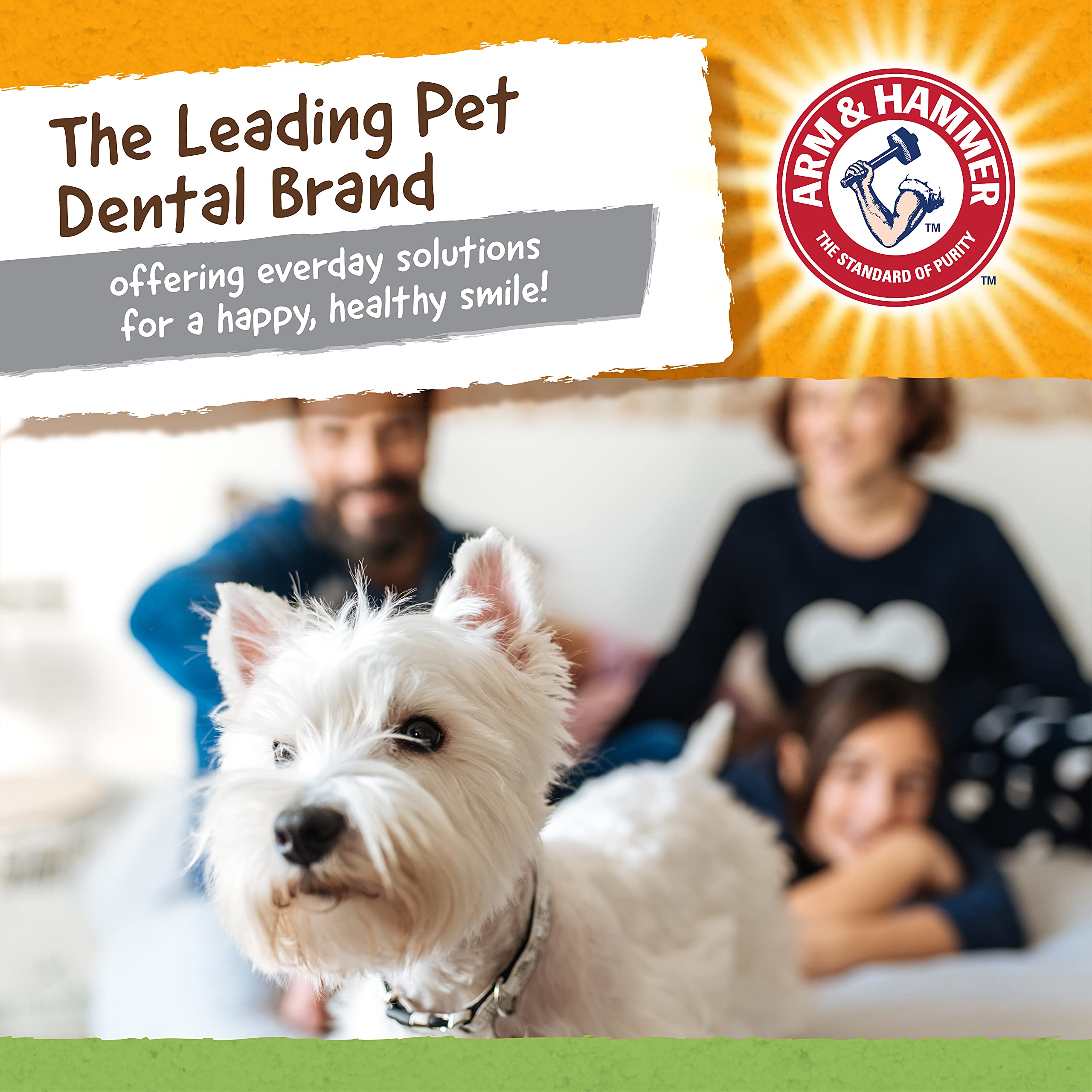 Arm & Hammer For Pets Super Treadz Gator Chew Toy - Best Chew Toys Reduce Plaque & Tartar Buildup Without Brushing - For Dogs Up To 35 Lbs