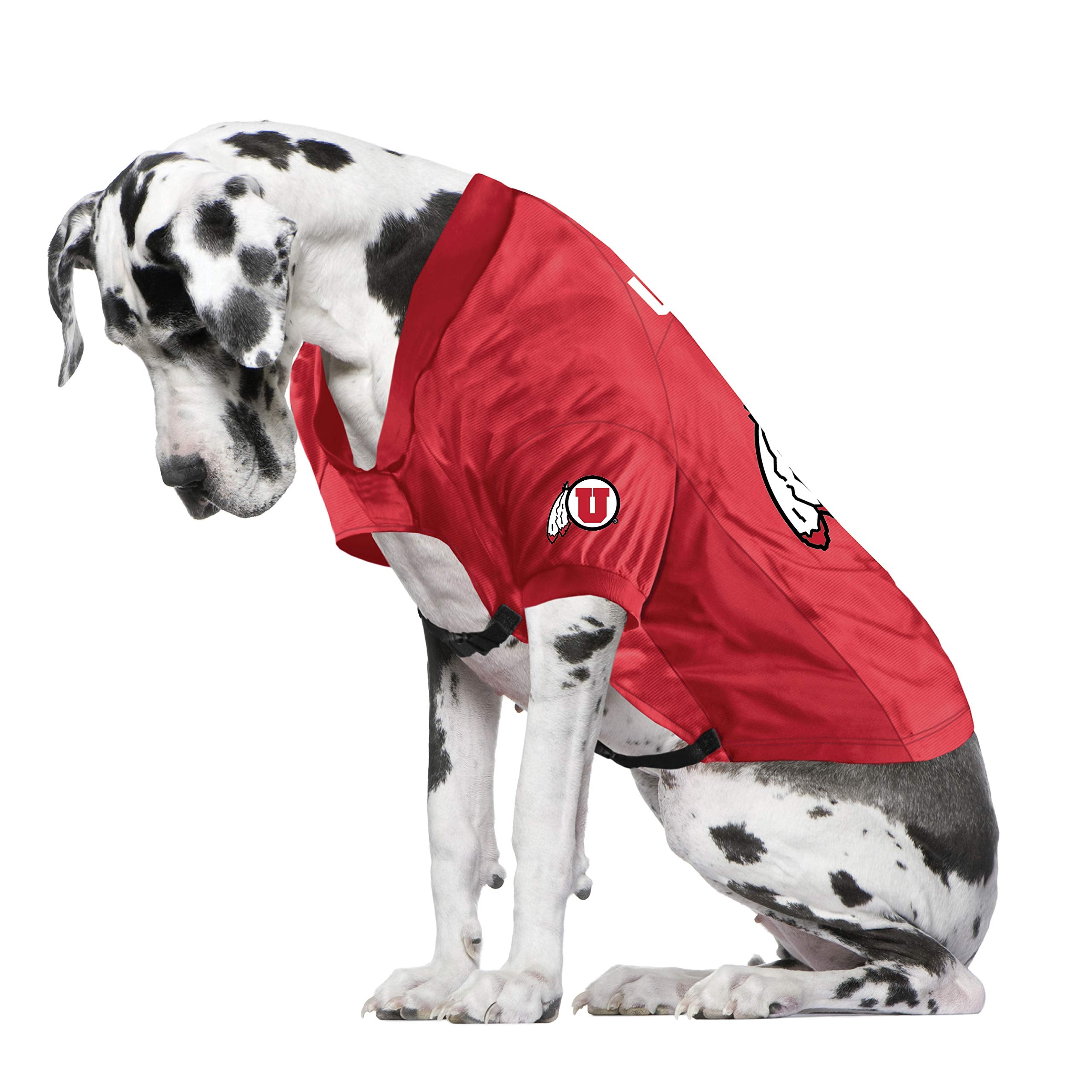 Utah Utes Pet Jersey Stretch Size Big Dog - Special Order