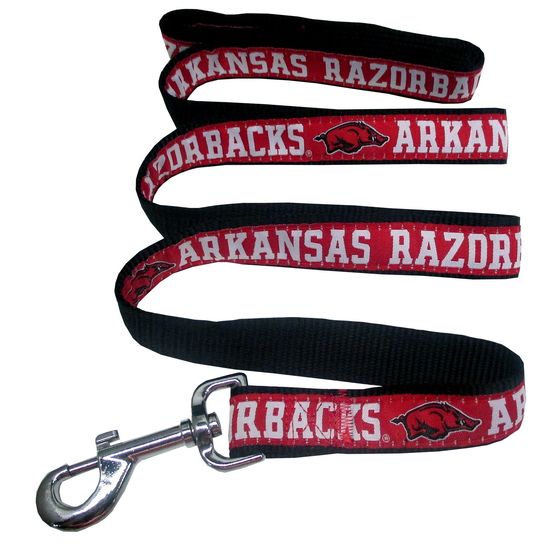 Ncaa Pet Leash, Medium, Arkansas Razorbacks, Dog Leash, Shiny & Colorful Leash For Dogs & Cats Licensed By The Ncaa, Old Version