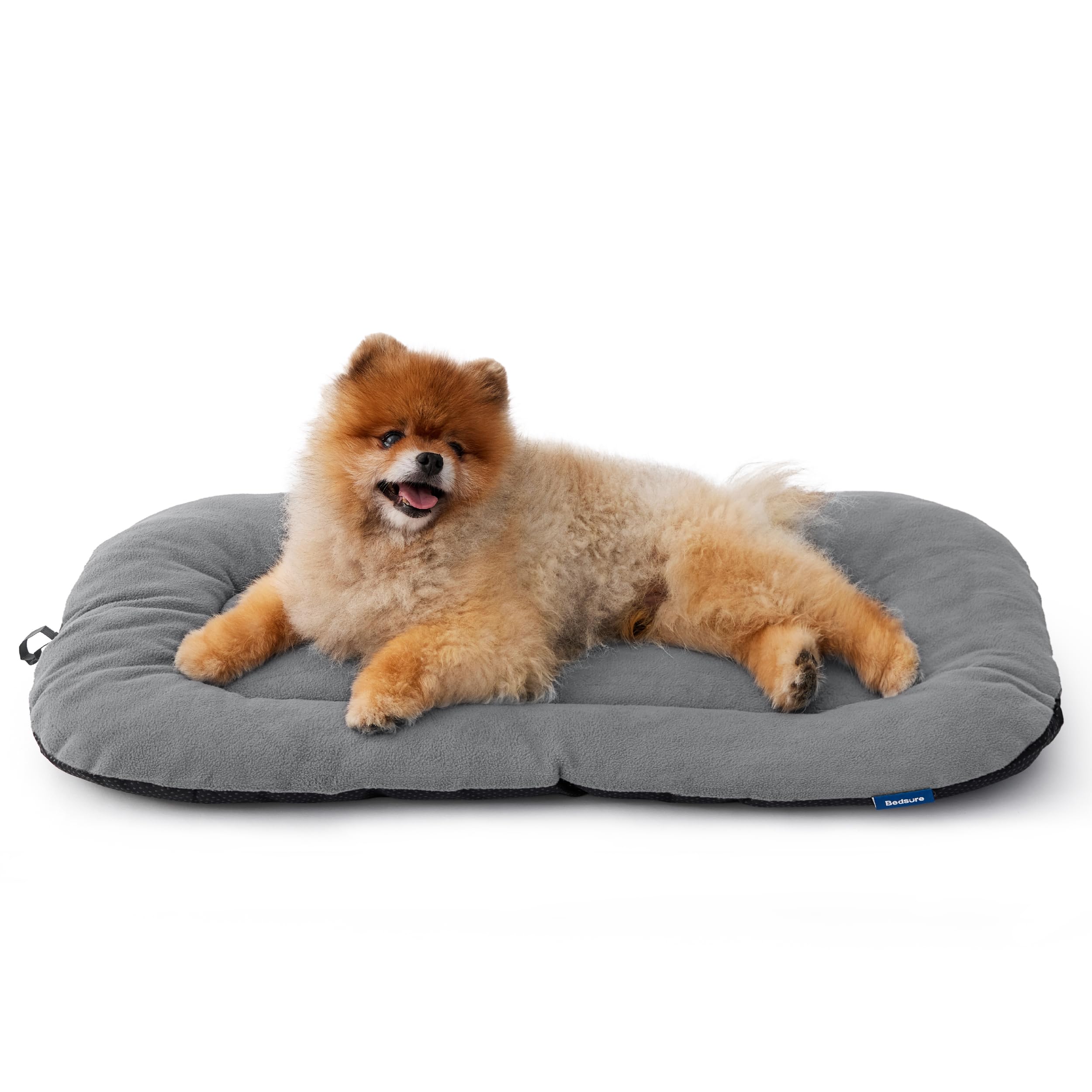 Bedsure Washable Dog Crate Pad For Small Dogs, Flat Puppy Kennel Dog Bed For Crate, Ultra Soft Fleece Pet Sleeping Mat With Non-