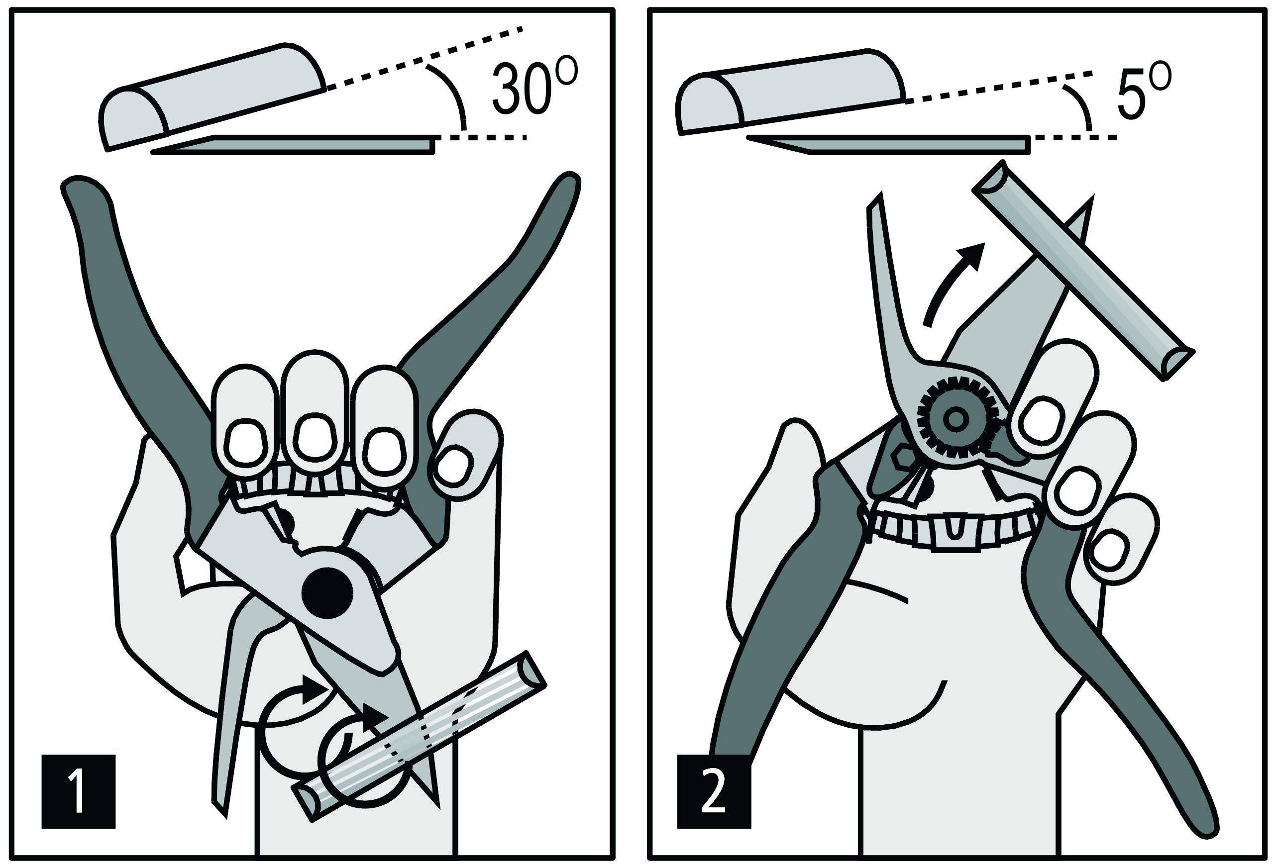 FELCO F 50 Hoof Trimming Shears - High-Performance Alloy Steel Pruners, 35x15x5 cm, Red/Silver for Livestock & Garden