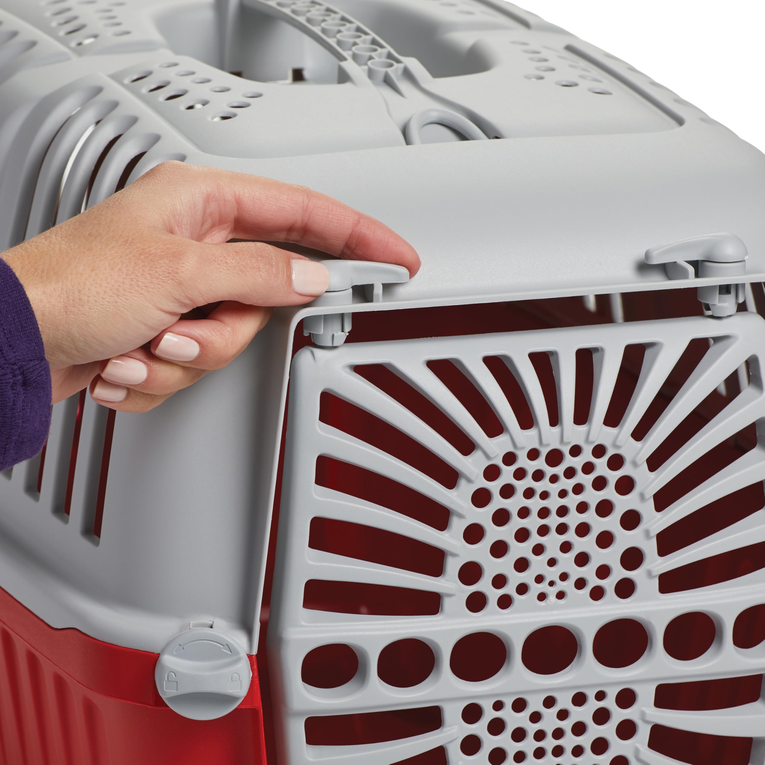 MidWest Spree Travel Pet Carrier | Hard-Sided Pet Kennel Ideal for XS Dog Breeds, Small Cats & Small Animals | Dog Carrier Measu