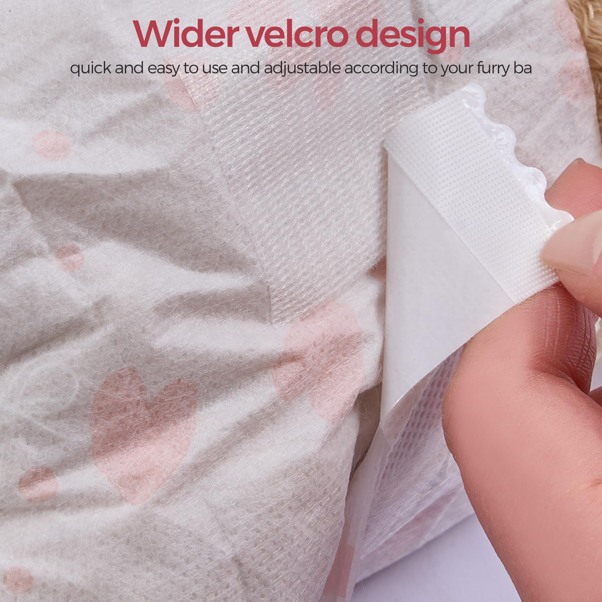 Bestle Disposable Female Dog Diapers, 40 Count, L (Waist 26.8   -29.5   ), Wetness Indicator, Ultra Protection, Leak Proof, Supe