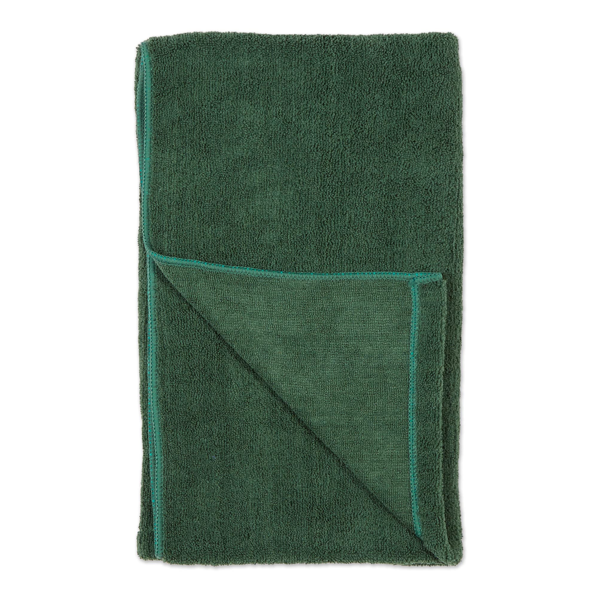 Bone Dry Pet Grooming Towel Collection Absorbent Microfiber X-Large, 41x23.5, Embroidered Hunter Green