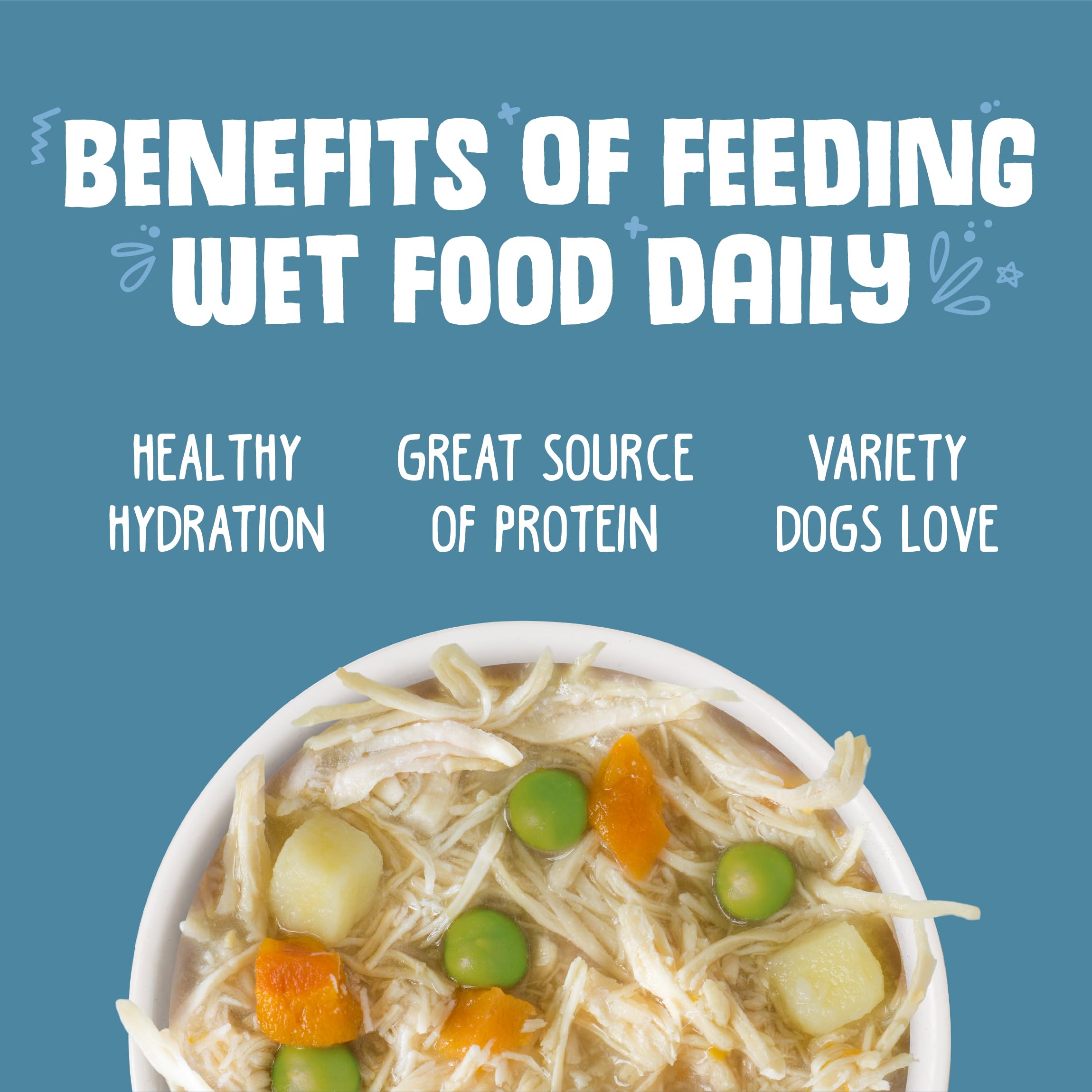 Weruva Classic Dog Food, Grandmas Chicken Soup with Chicken Breast & Veggies, 14oz Can (Pack of 12), Teal (878408004568)