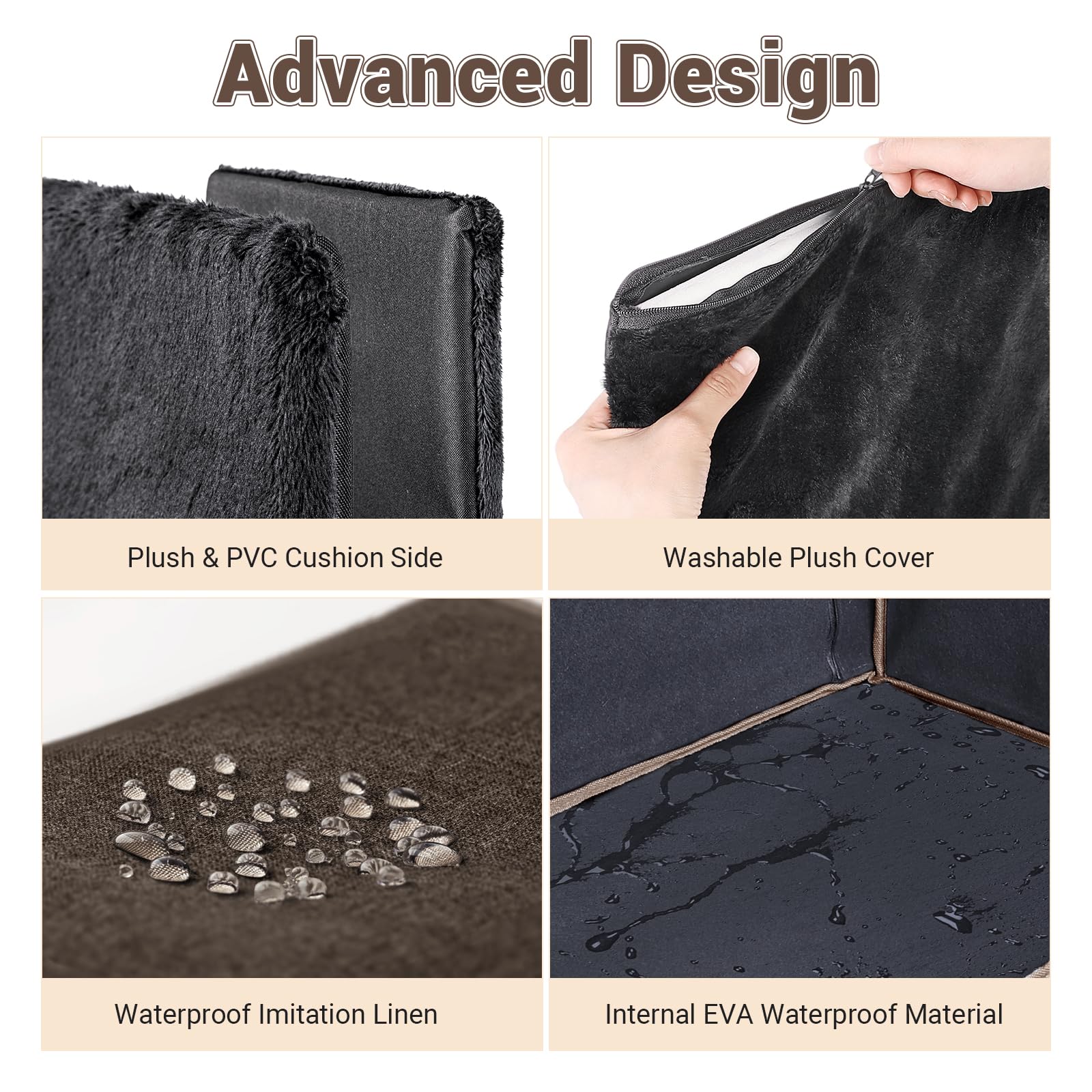 MIU Color Outdoor Cat House, Extra Large Weatherproof Cat Houses for Outdoor Cats, Insulated Feral Cat Shelter, Big Cat Bed, 20.